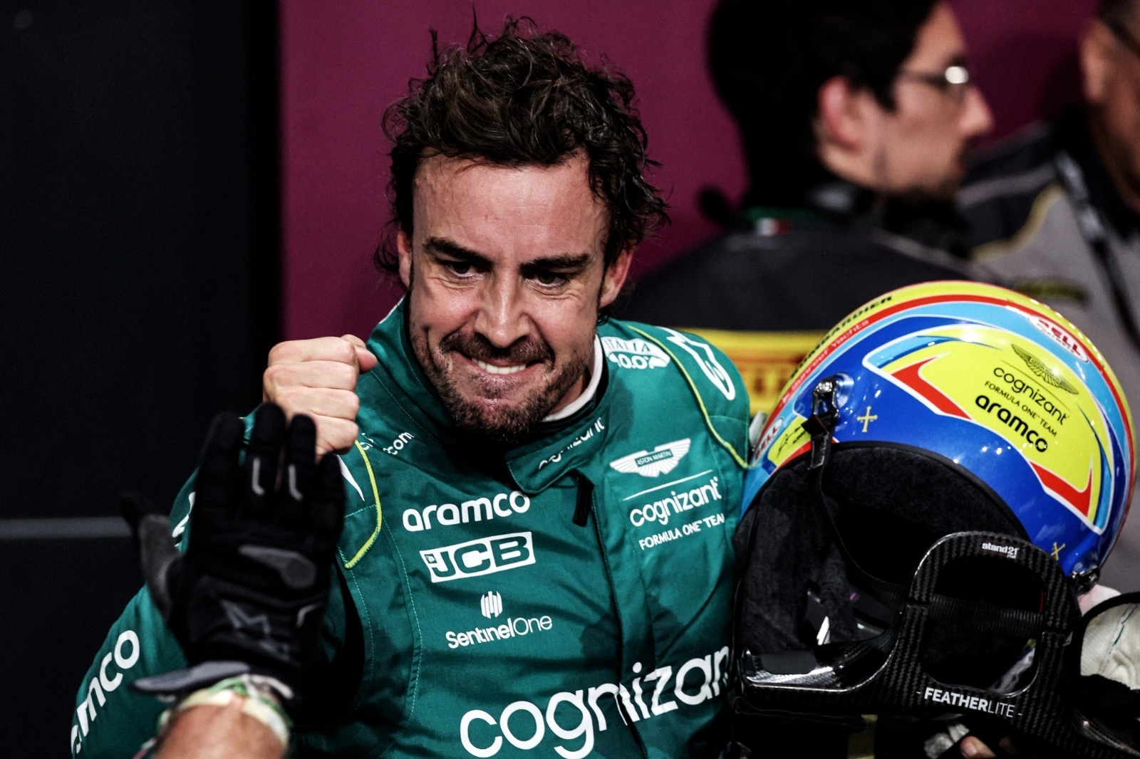 Alonso saldr segundo tras la pole de Checo y Sainz cuarto!