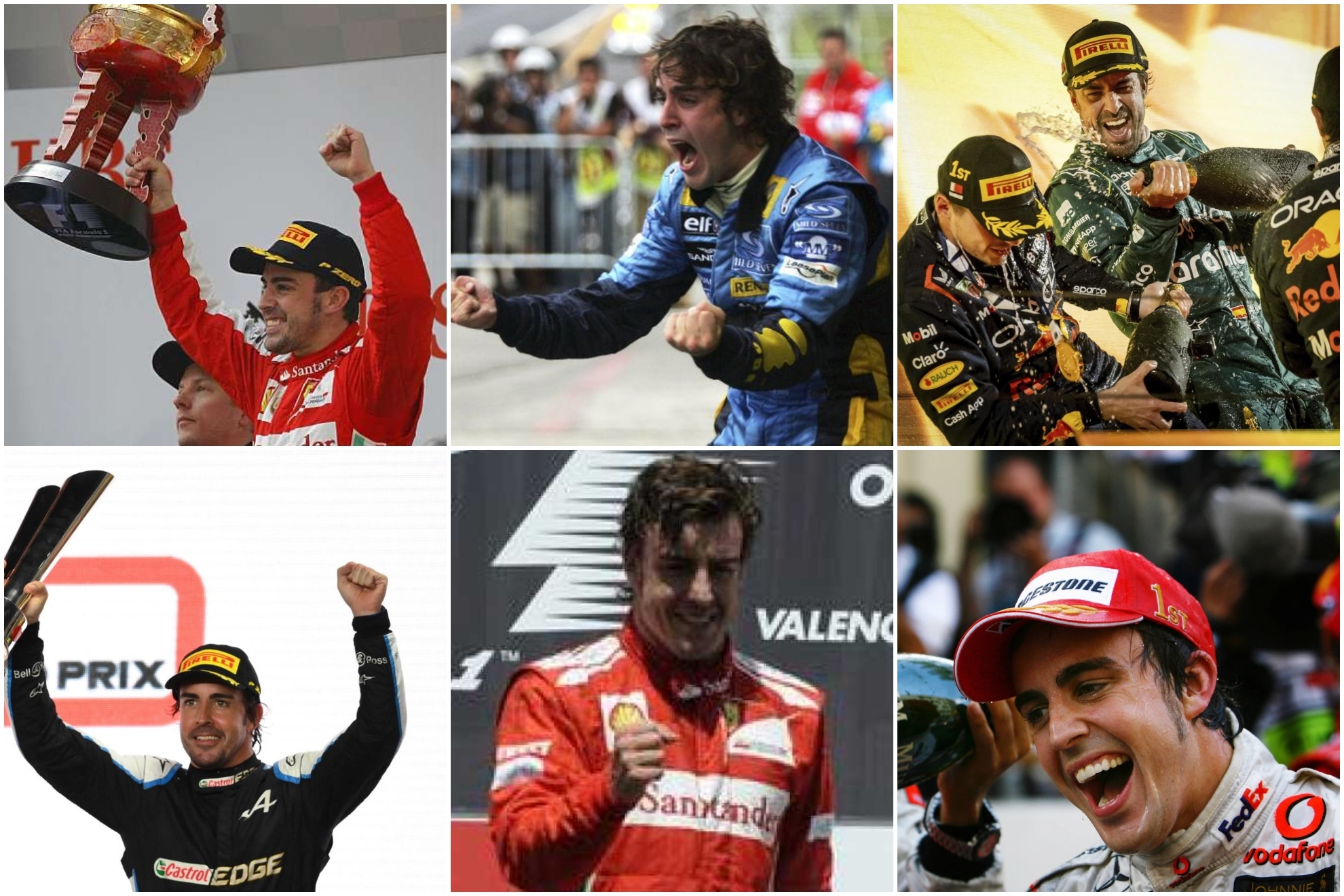 Fernando Alonso agranda su leyenda: 100 podios en la F1