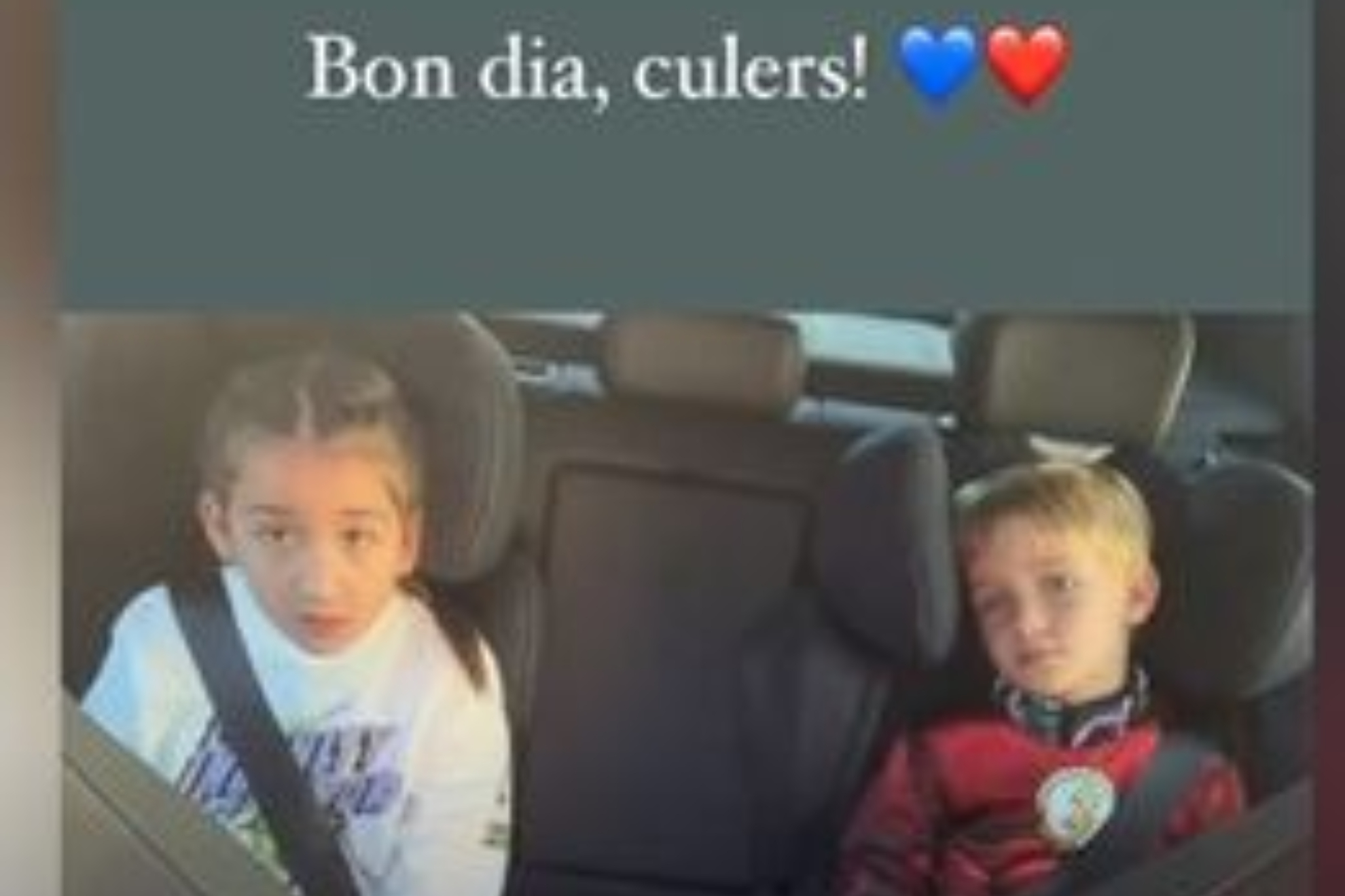 Ni el sueño puede con los hijos de Xavi: Así cantan el himno del Barça un día después del Clásico