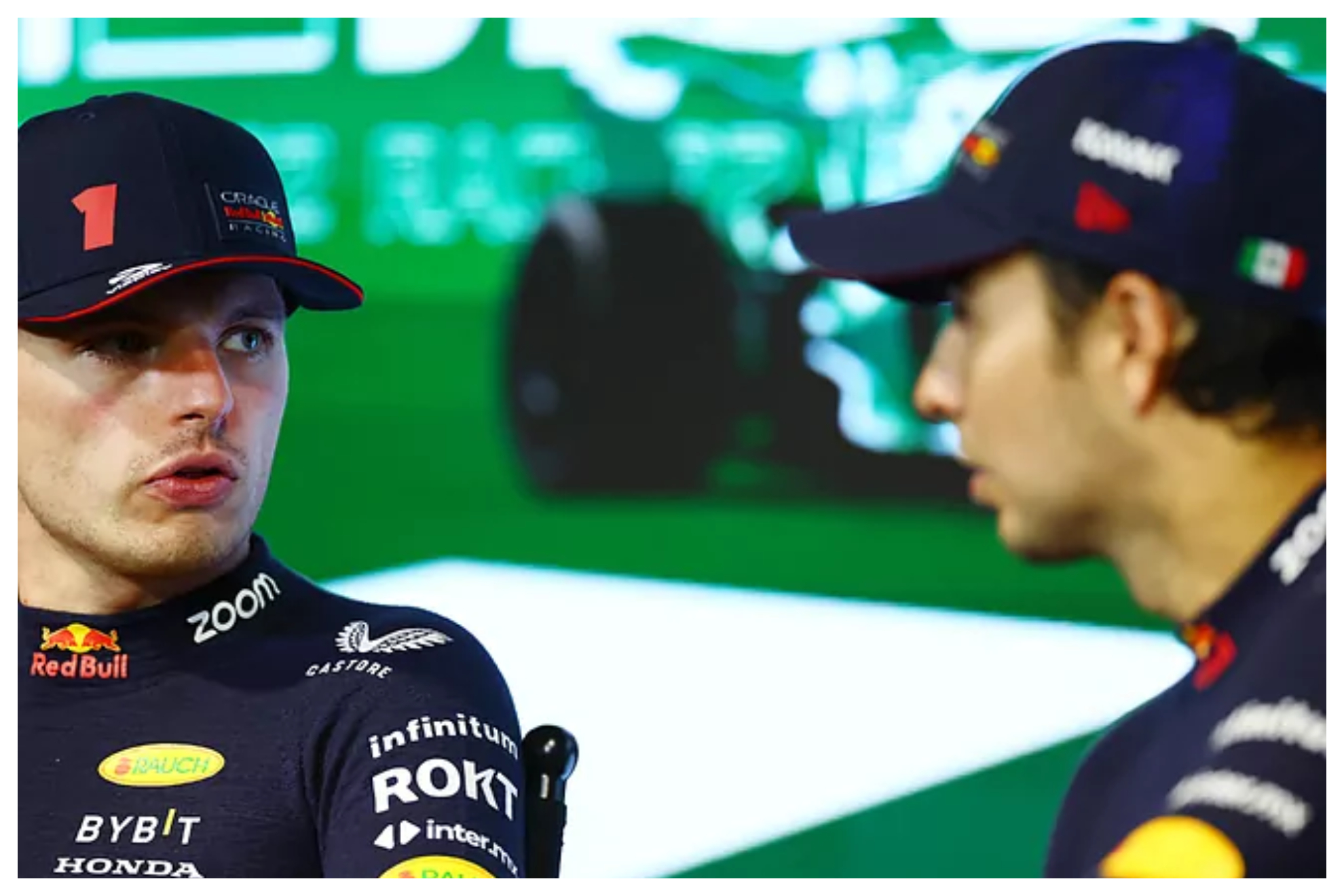 Saltan chispas entre Checo Pérez y Max Verstappen: reviven la tensión con un reclamo del mexicano al neerlandés