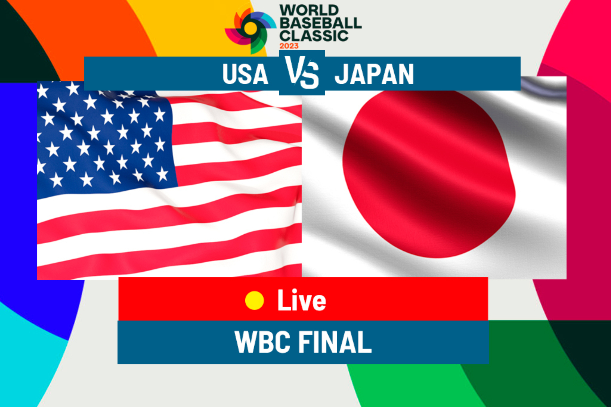 United States vs Japan WBC final.