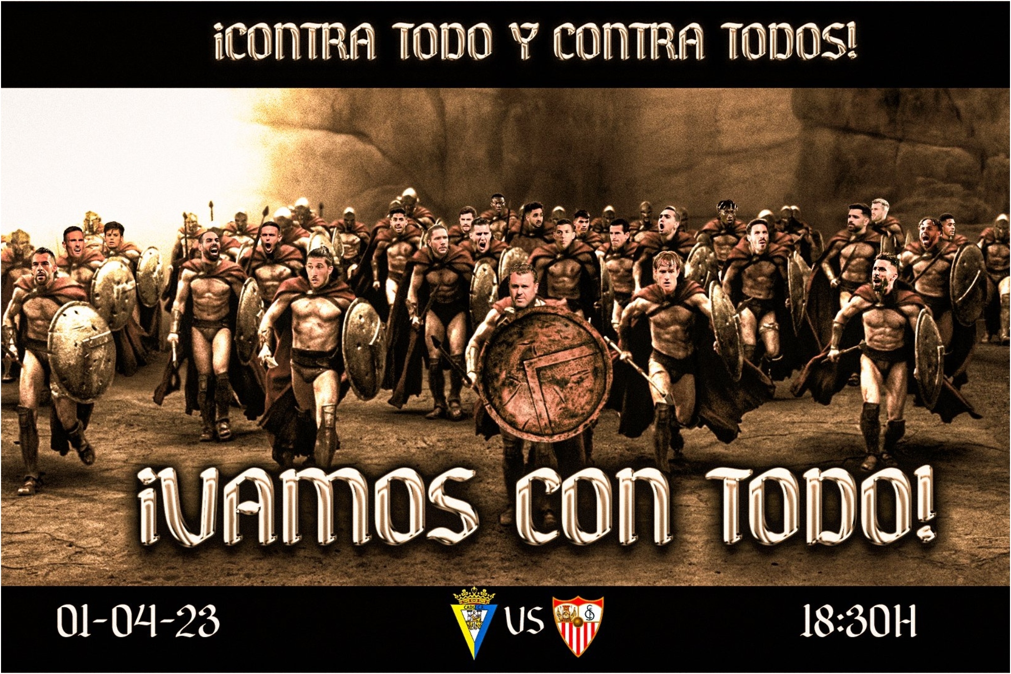 'Contra todo y contra todos', el lema promocional para recibir al Sevilla FC
