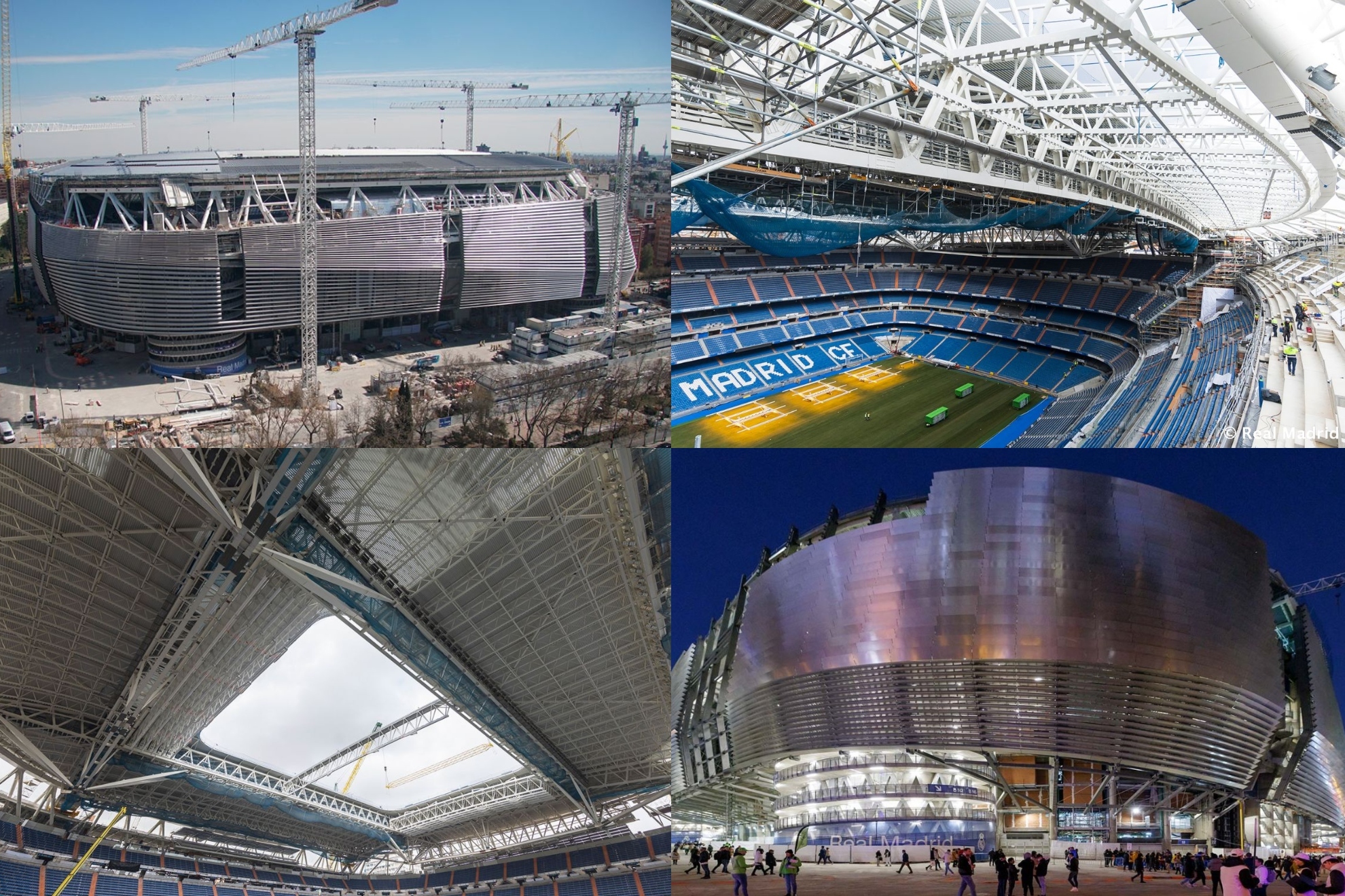 Tras 1.398 días de obra, el penúltimo secreto del Bernabéu ya está listo: la nueva grada lateral es una realidad