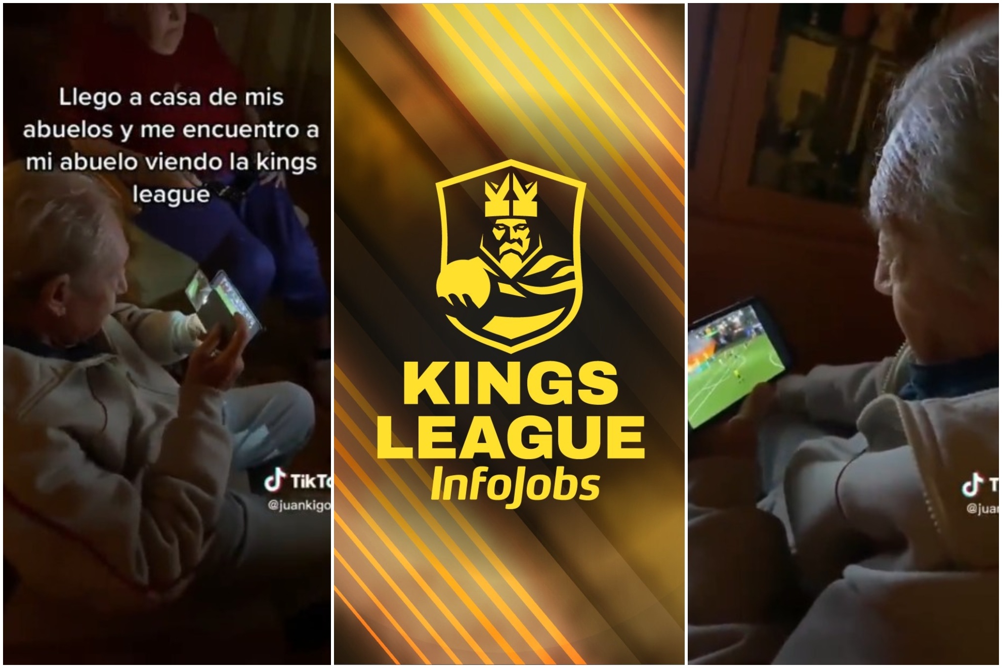 La Kings League InfoJobs llega también a los abuelos: "Me gustaría conocer en directo a Piqué"