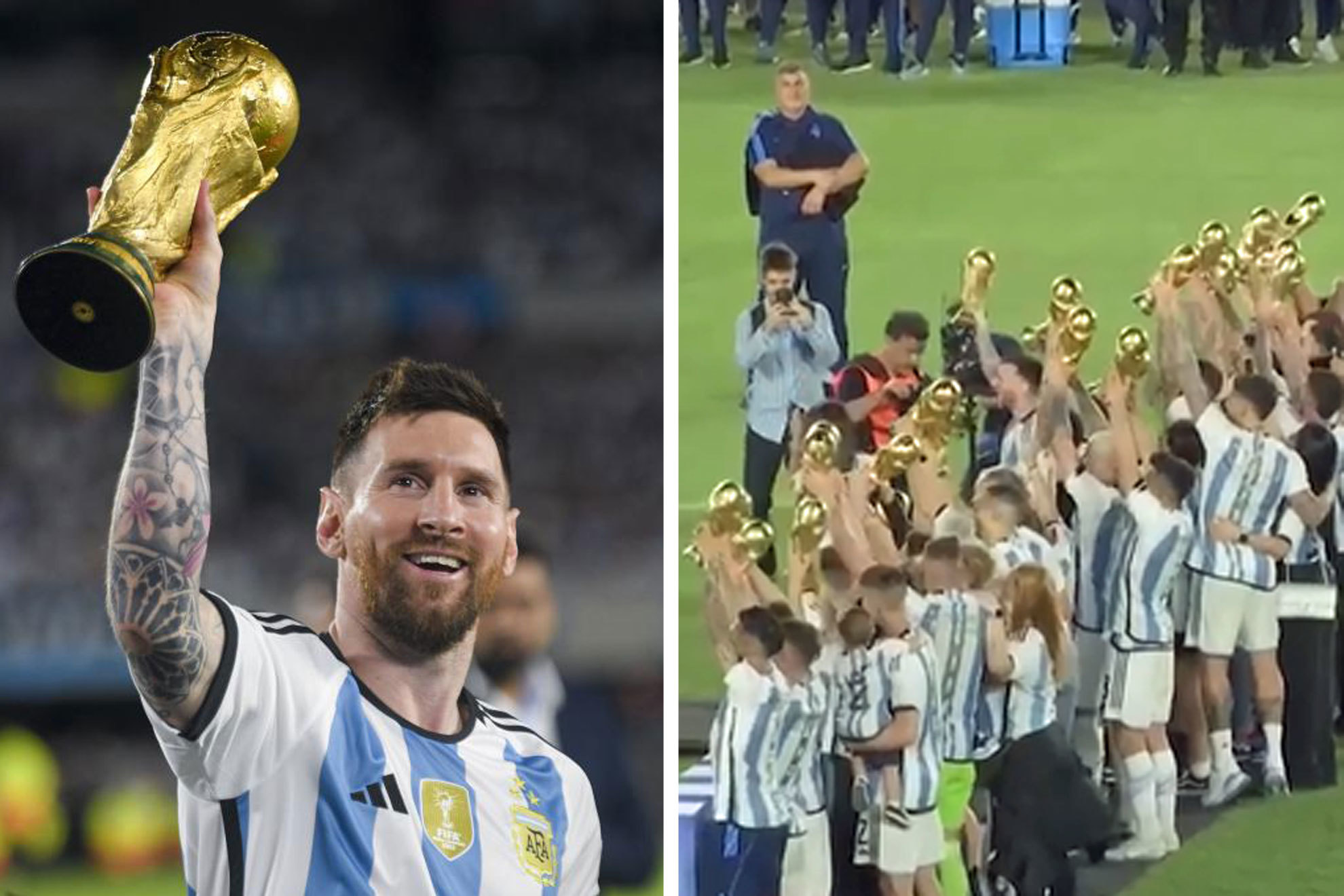 Messi: "Disfrutemos, no se sabe cuando ganaremos de nuevo un Mundial"