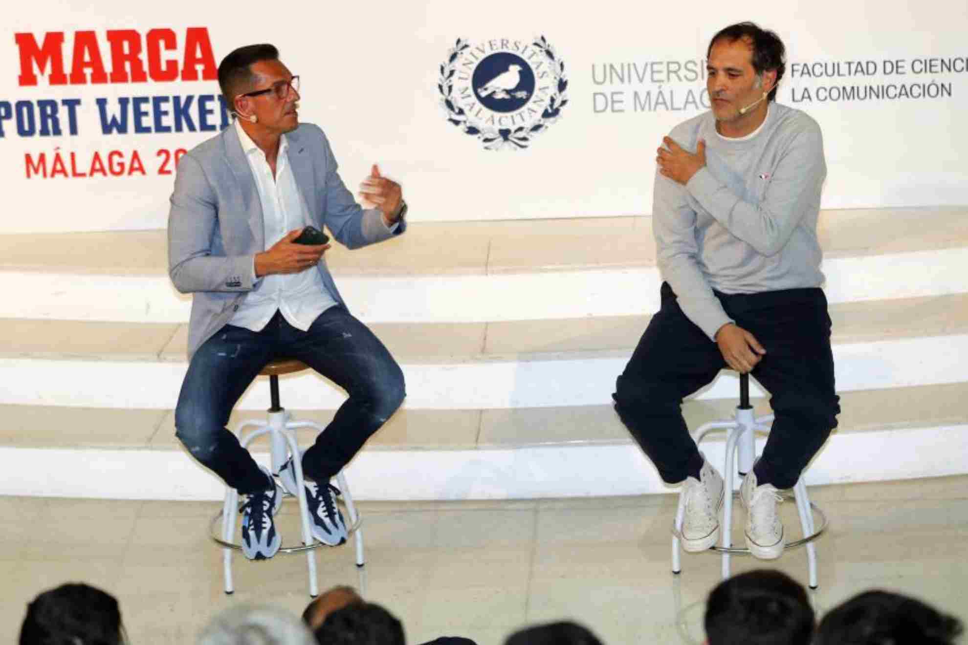 Miguel 'el látigo' Serrano y David Sánchez.