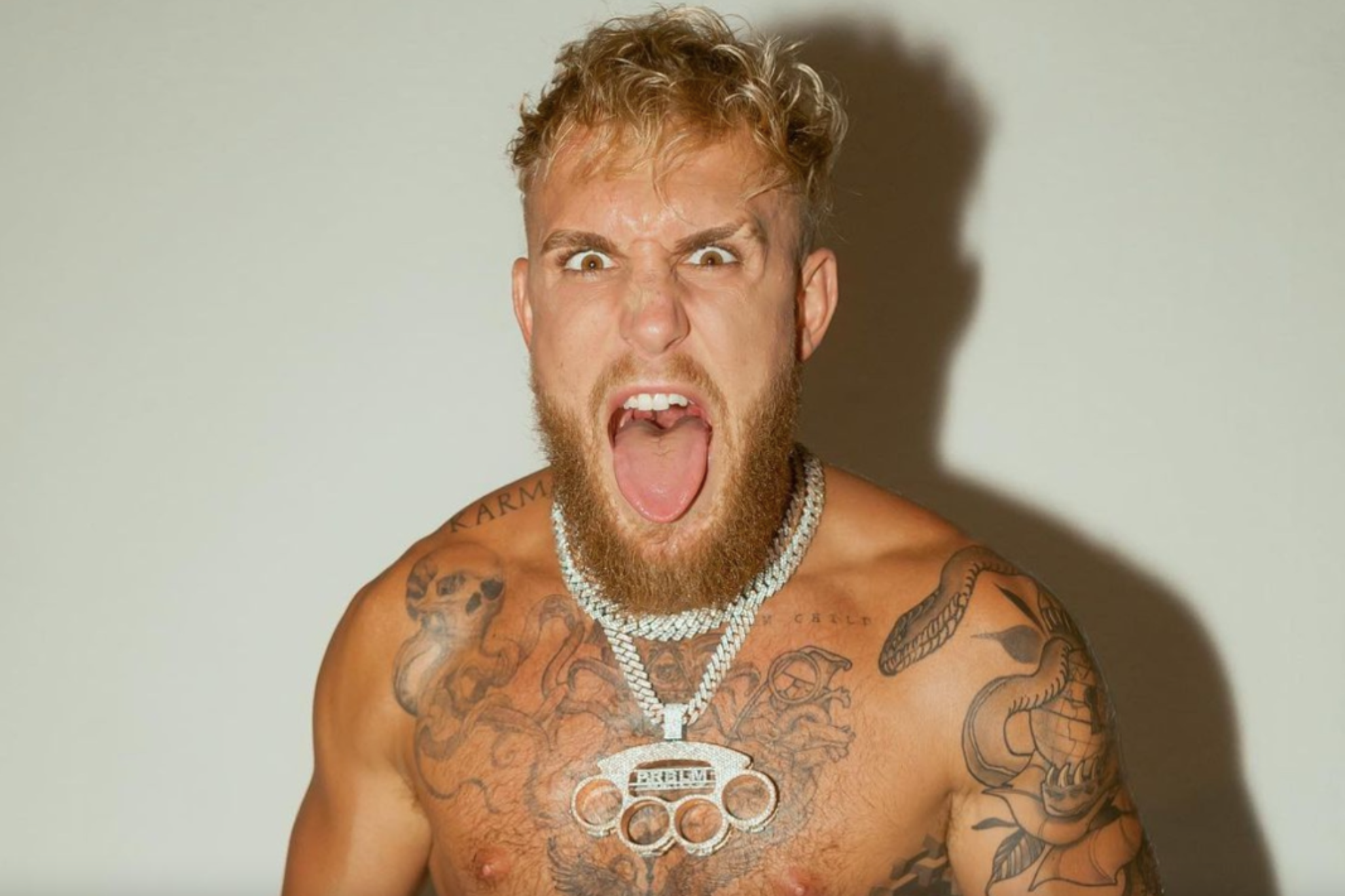 Tyron Woodleys I love Jake Paul tattoo disappears and former UFC man  explains how he trolled YouTuberturnedboxer  talkSPORT