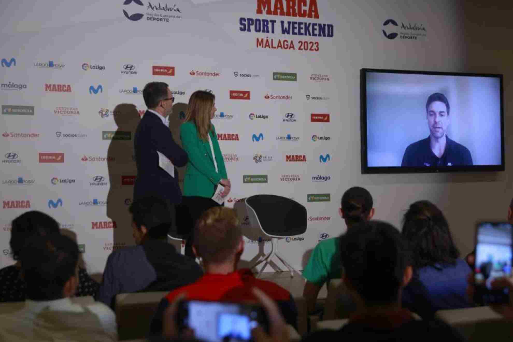 Pau Gasol, exjugador de balonces, habla en el MARCA Sport Weekend.