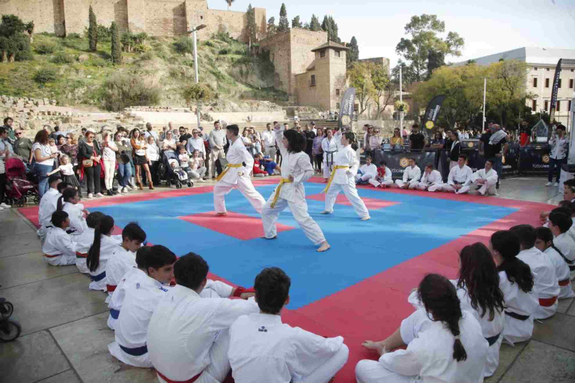 Exhibición de karate en el MARCA Sport Weekend.