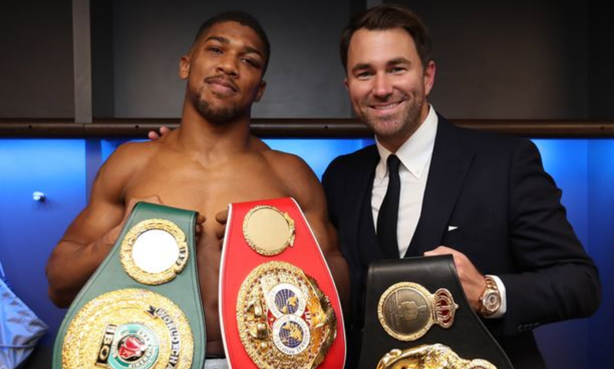Eddie Hearn and Anthony Joshua have been working together for quite a while.