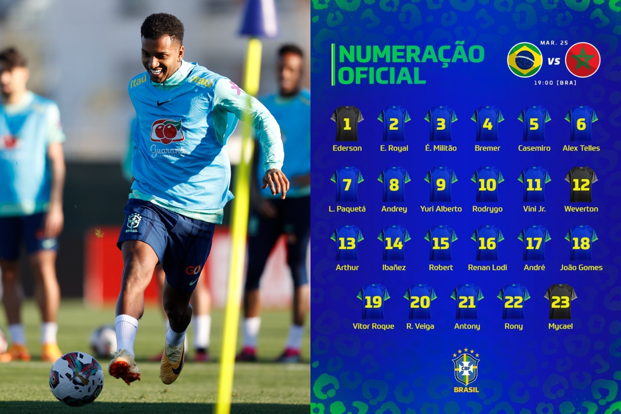 Rodrygo Goes: It's an honor to wear Pele's 10, we're going to run for him to honor everything he did