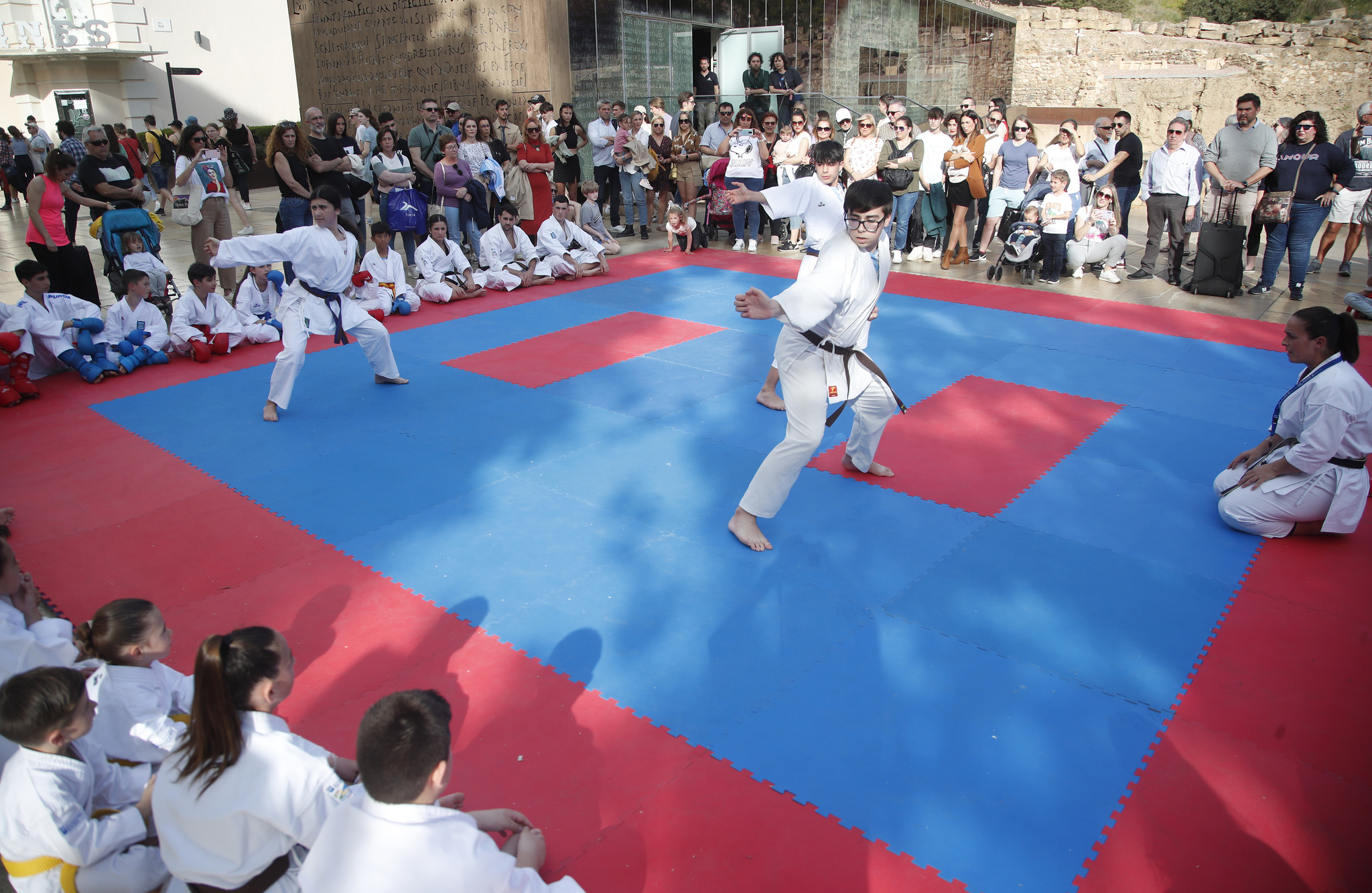 Una exhibición de karate en el MARCA Sport Weekend 2023.