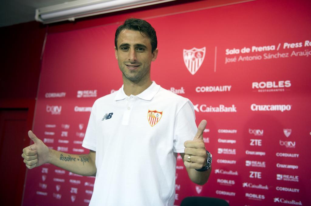 Nico Pareja en el Sevilla FC