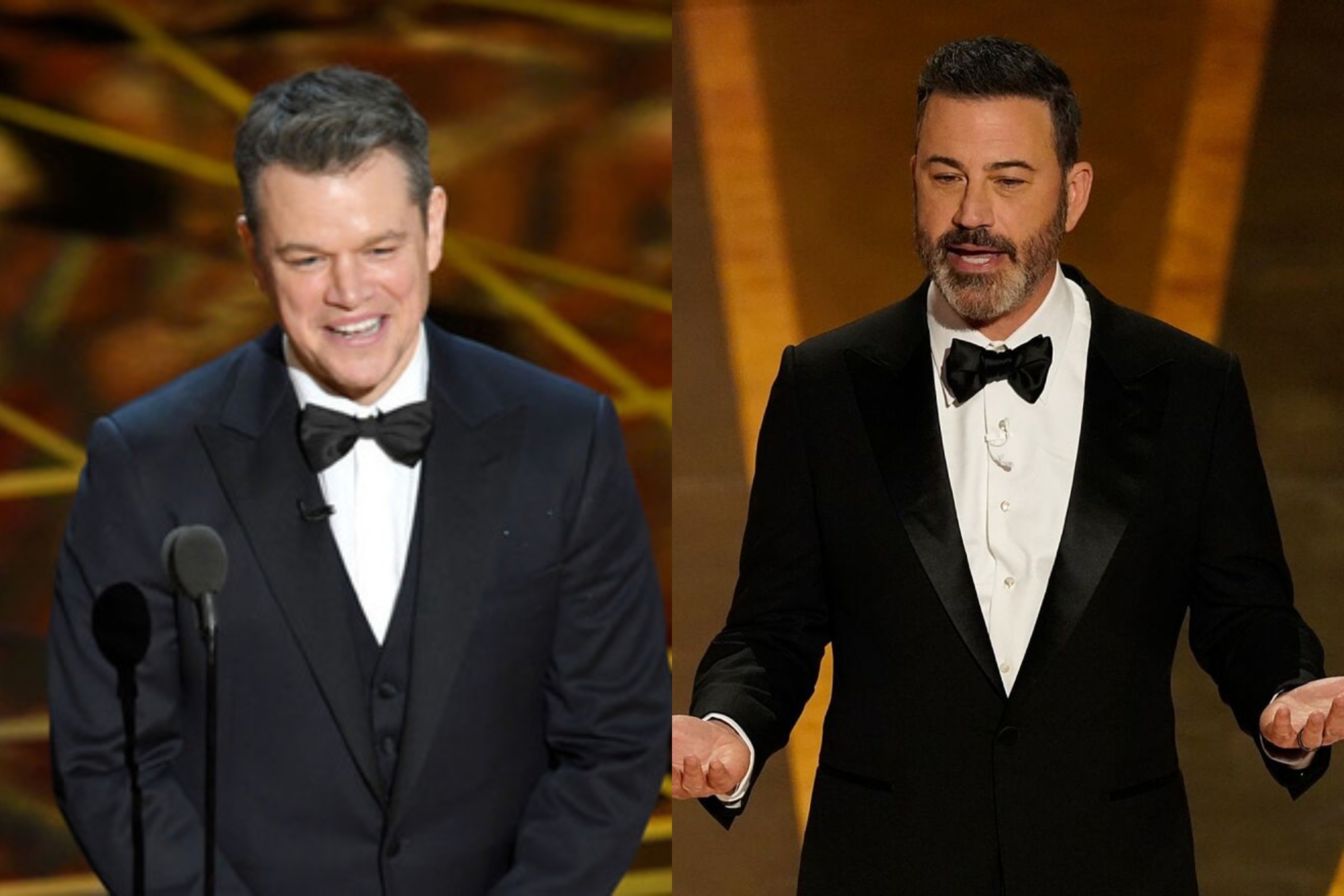 Matt Damon continúa su guerra con el "imbécil" de Jimmy Kimmel: "Es un ser humano terrible"