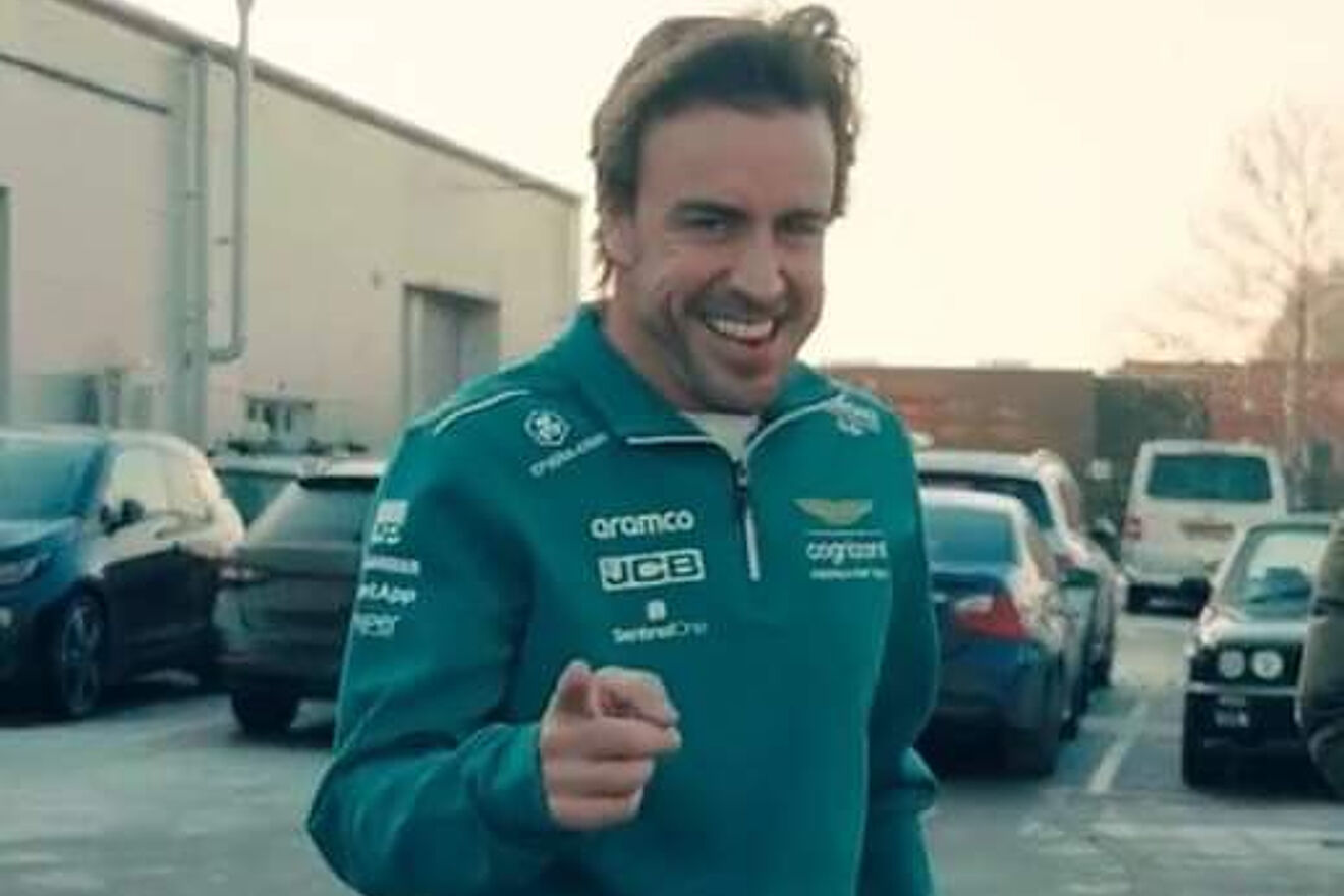 Fernando Alonso, con Aston Martin.