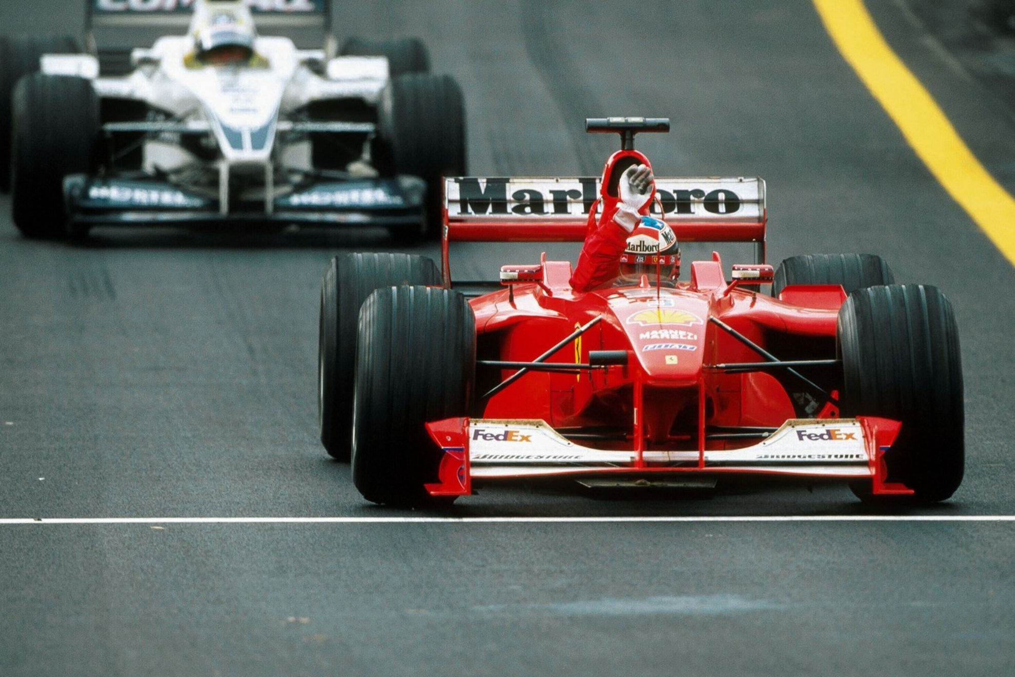 Michael Schumacher, en la temporada 2000.