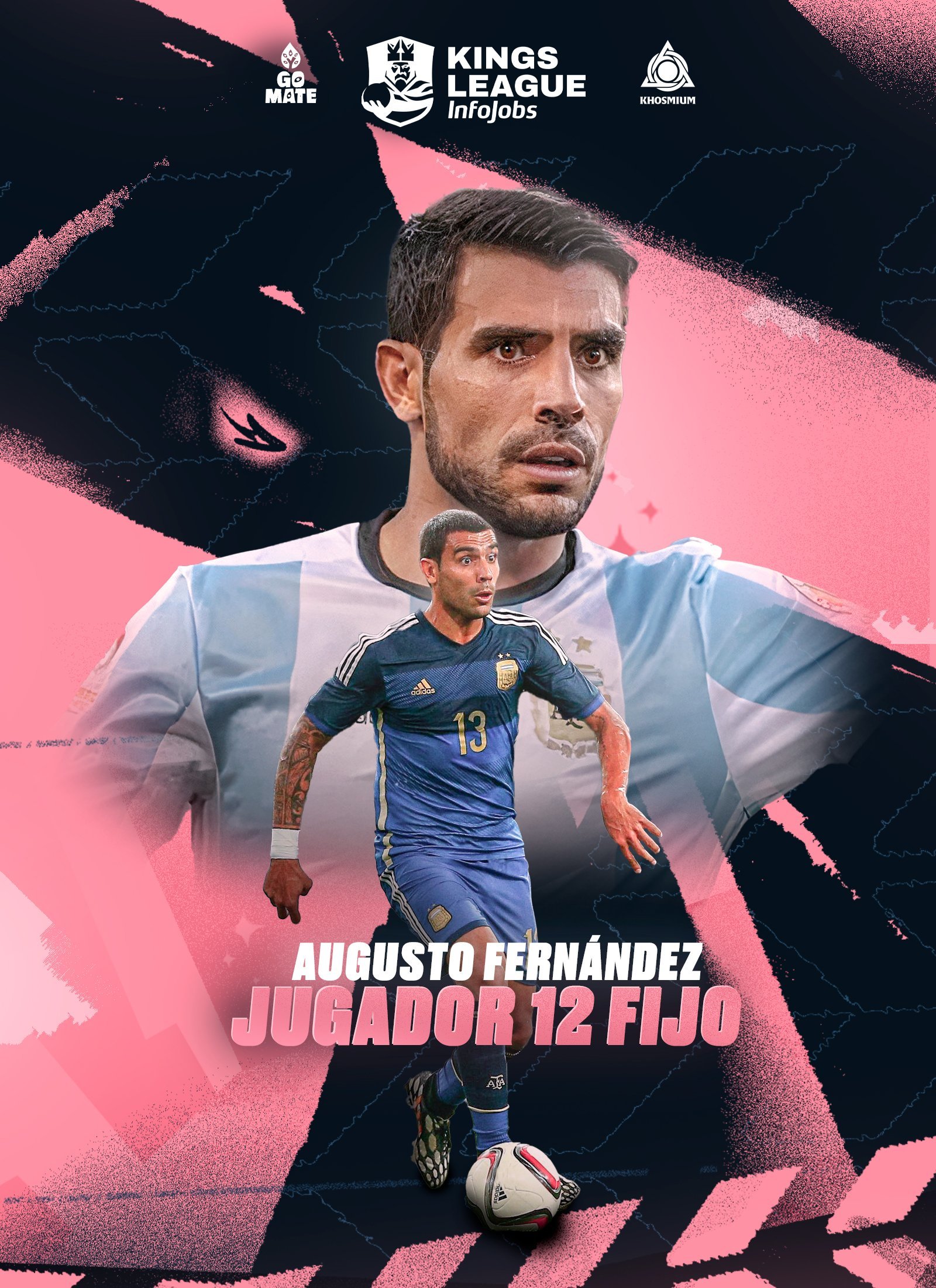 Augusto Fernndez ser el jugador 12 fijo en Kunisports de la Kings League InfoJobs