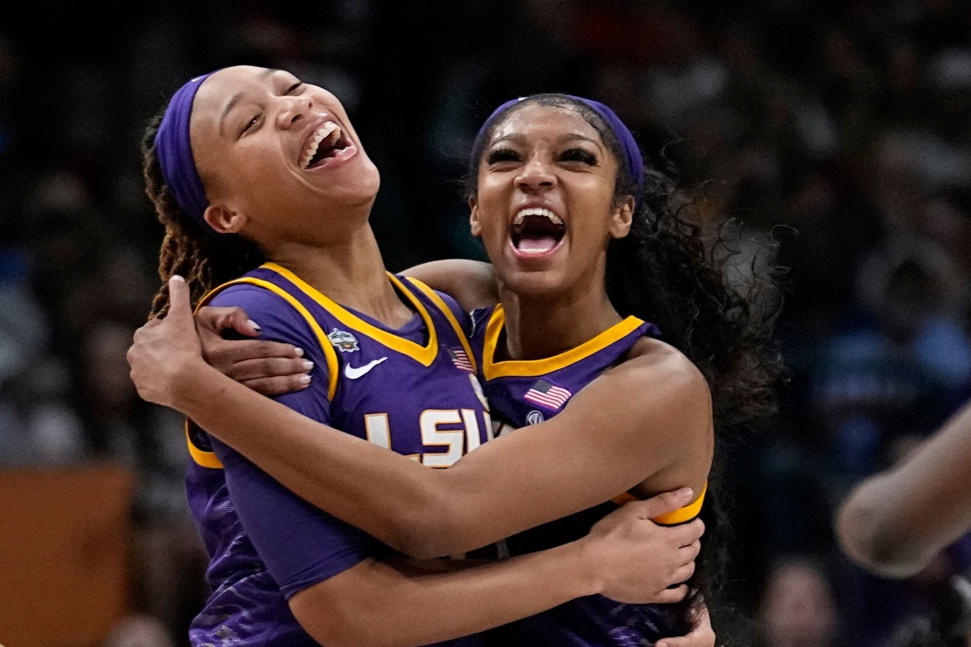 LSU star Angel Reese laughs at Jill Biden's request to host Iowa at White House