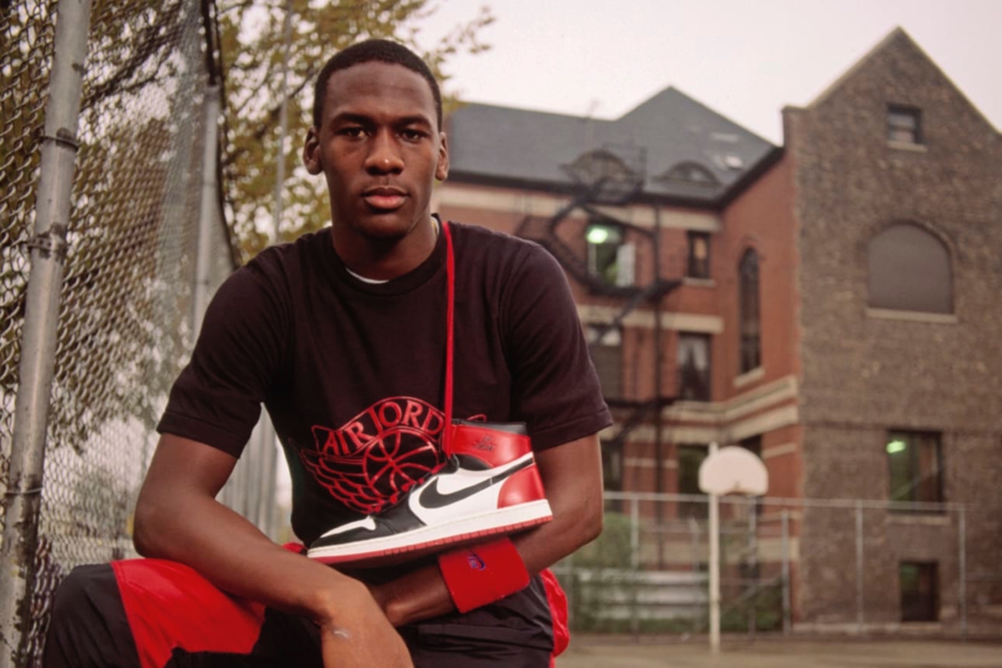 How much did Michael Jordan's Air Jordan 1s sell for and why do they hold a Guinness World Record?