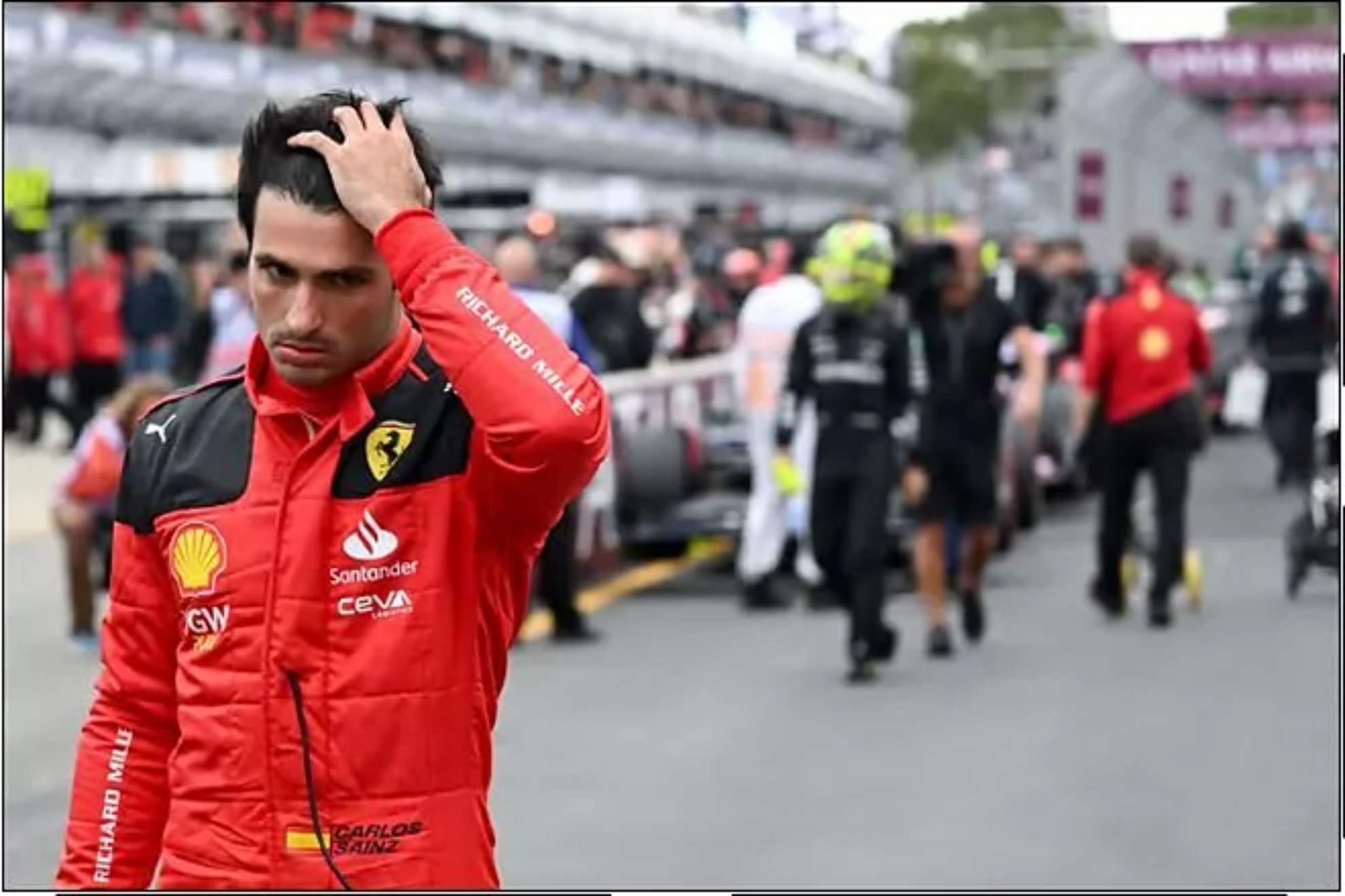 Ferrari apela la sancin de Carlos Sainz