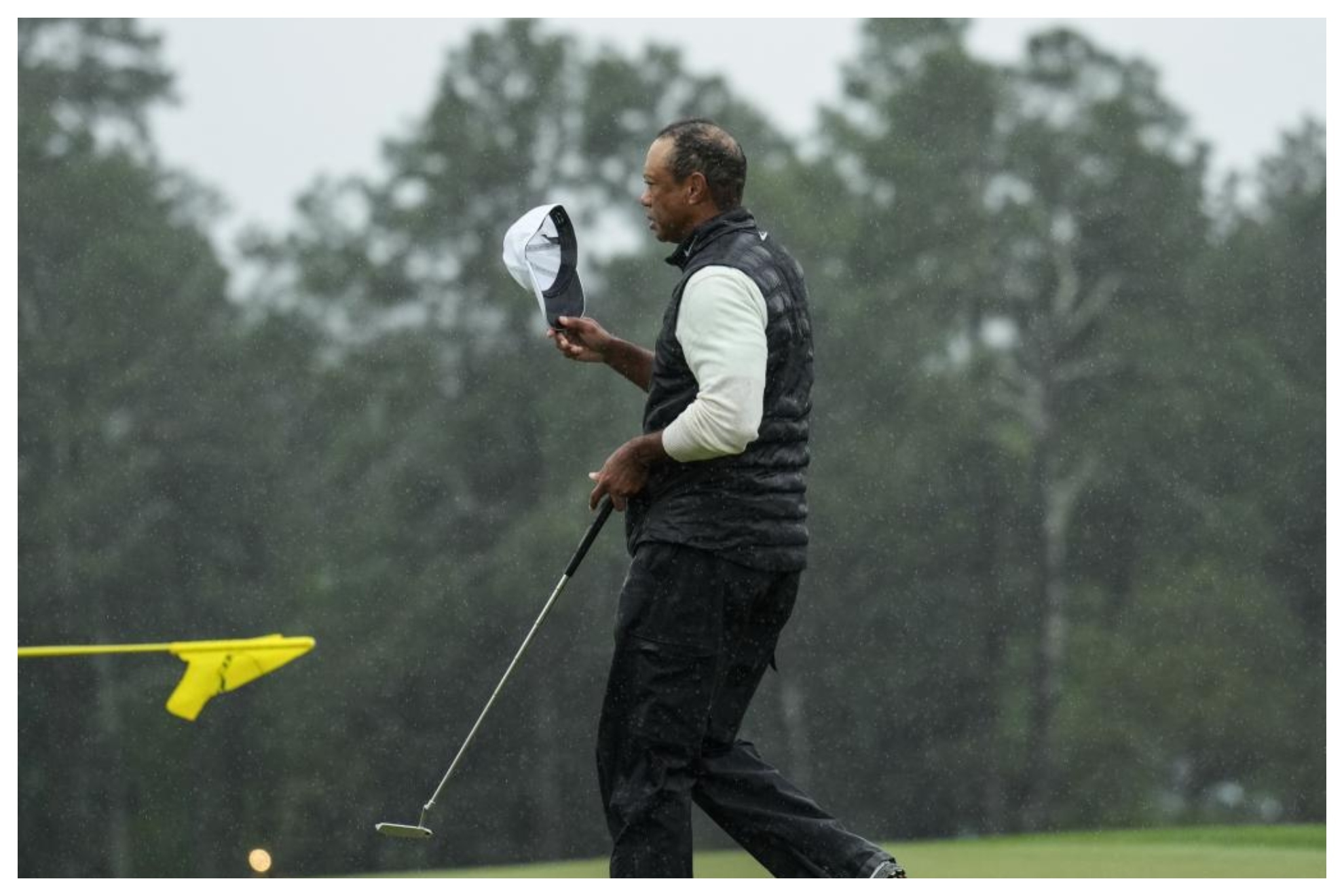 Tiger Woods, el sábado en Augusta.