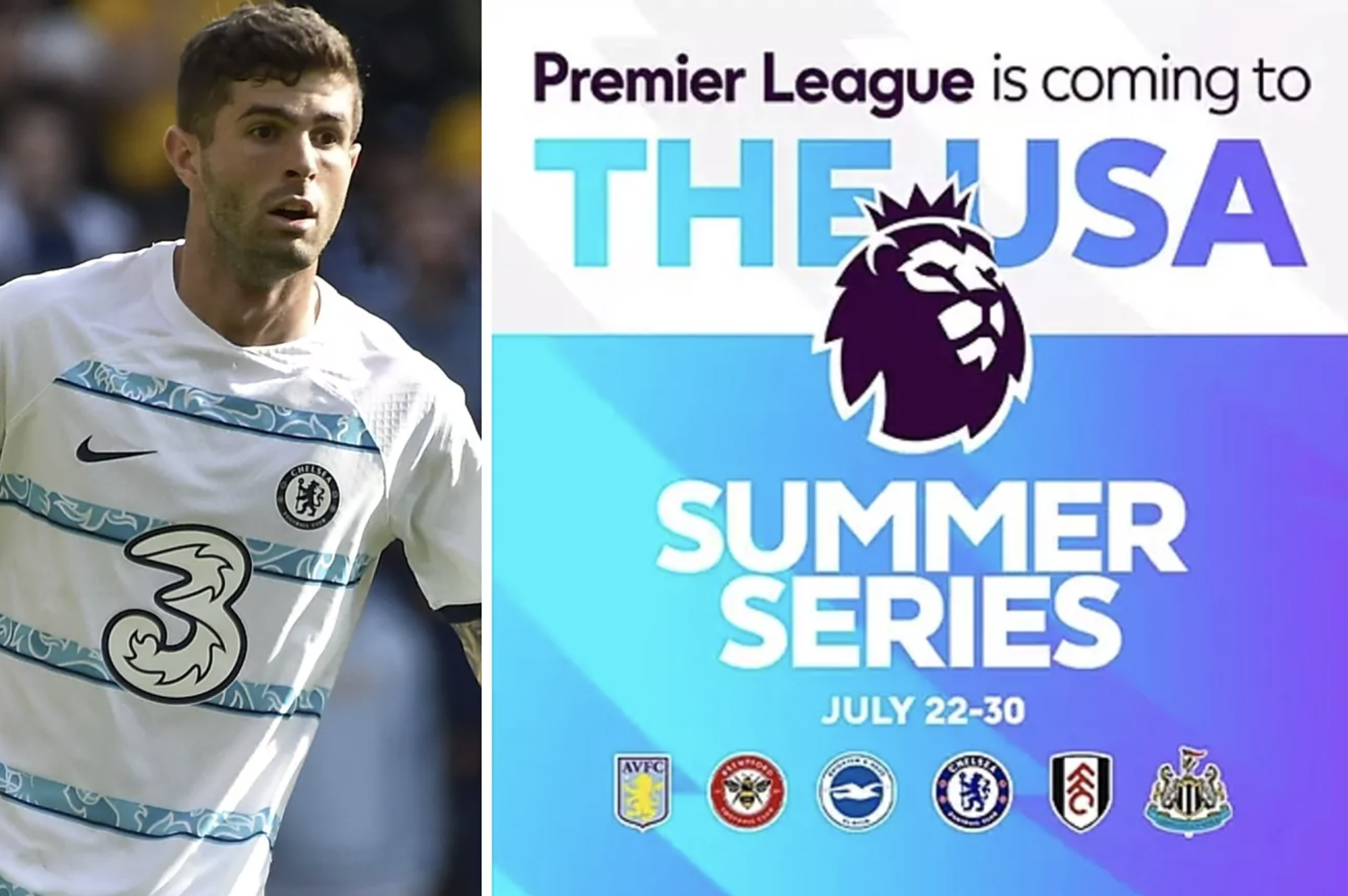 Summer Series: Premier League announces six-club tour of the United States