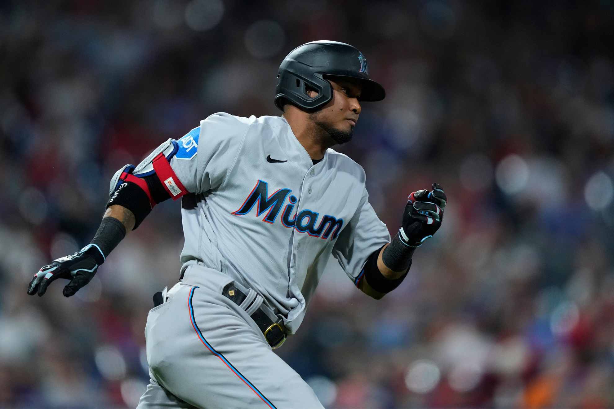 Miami Marlins' Luis Arraez made franchise history by hitting the ever-elusive baseball cycle: a single, a double, a triple, and a home run in the same game.