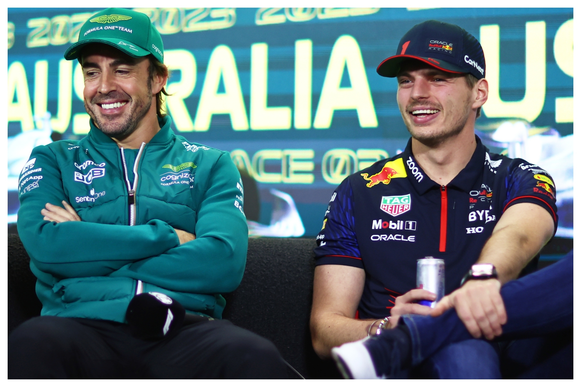 Alonso y Verstappen, en Australia.