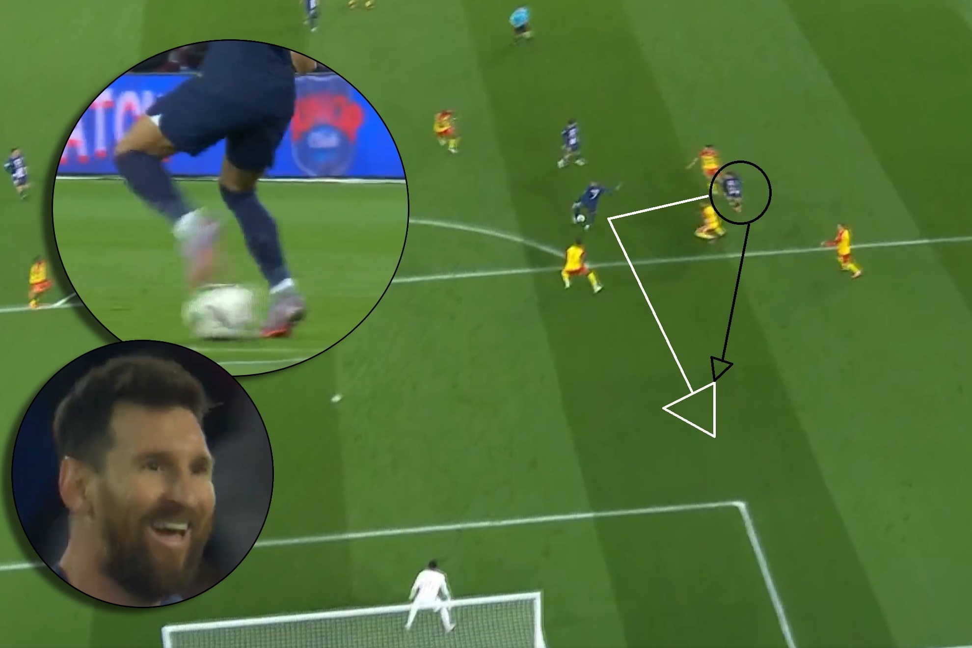 Taconazo de Mbapp y gol de Messi: cuando los cracks se entienden as...