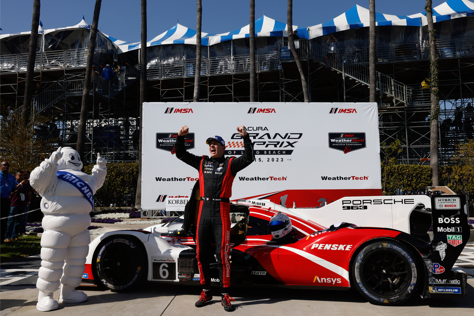 Porsche se impuso en Long Beach, tercera carrera del campeonato IMSA.