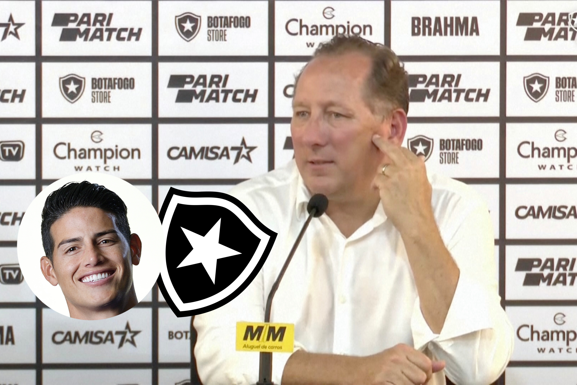El dueño del Botafogo admite contactos con James Rodríguez