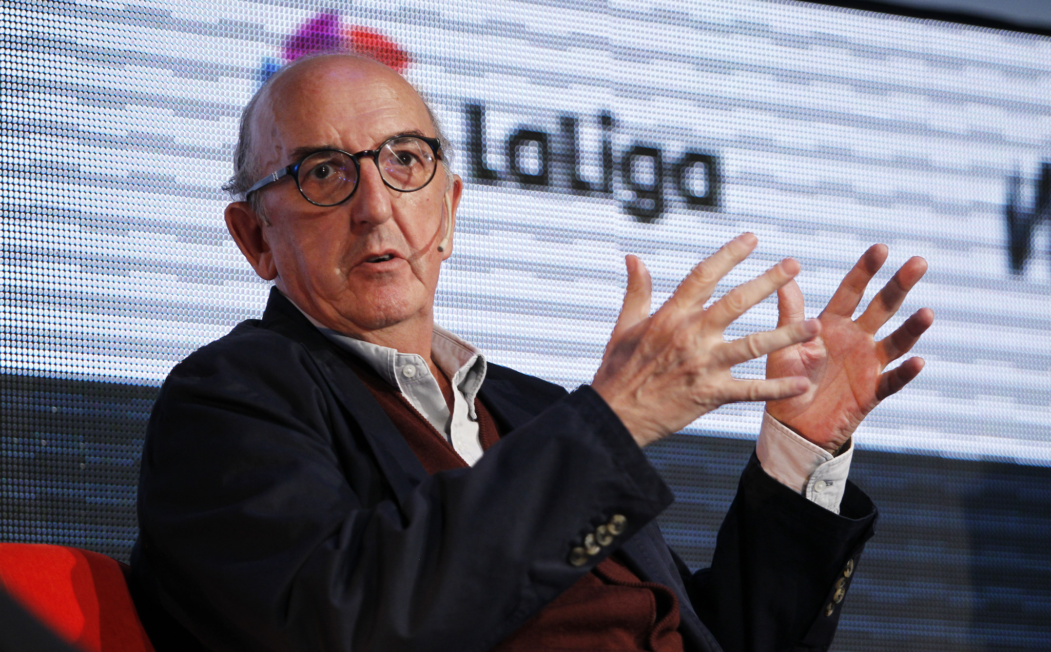 Jaume Roures, durante una conferencia.