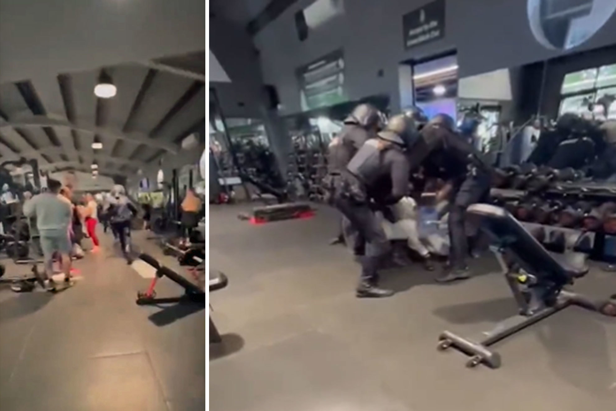 Viral detencin policial en mitad de un gimnasio de Marbella por acosar a su expareja