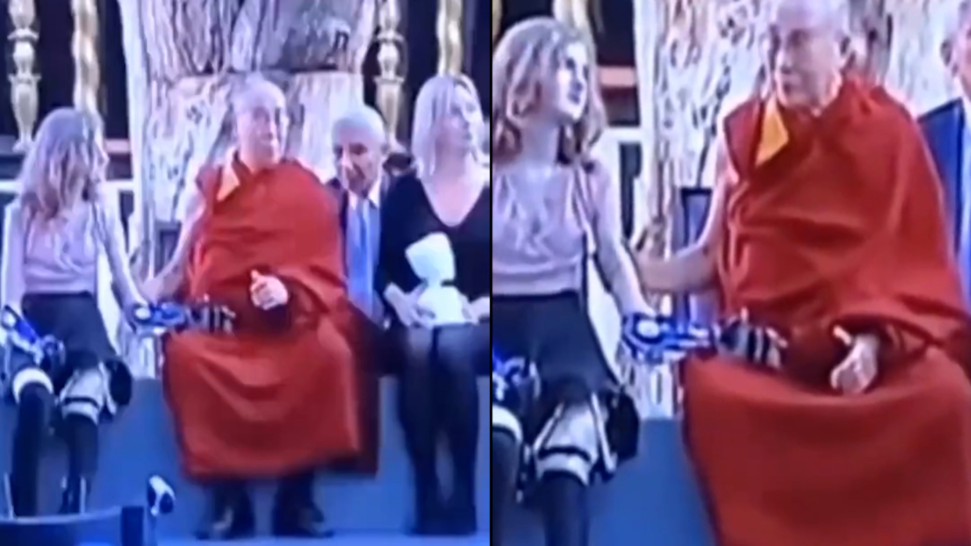 Dalai Lama at the centre of controversy once again, this time for caressing a young girl