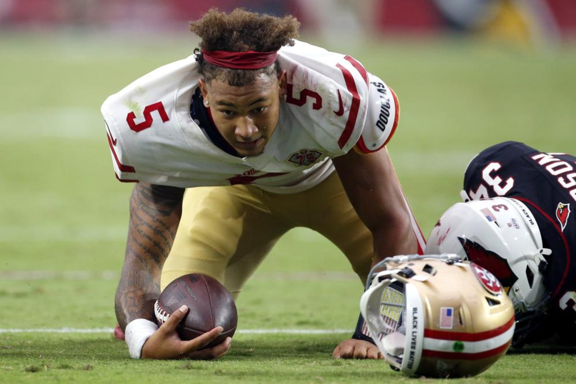 Trey Lance is recovering from injury and isn't guaranteed to be the 49ers starter.