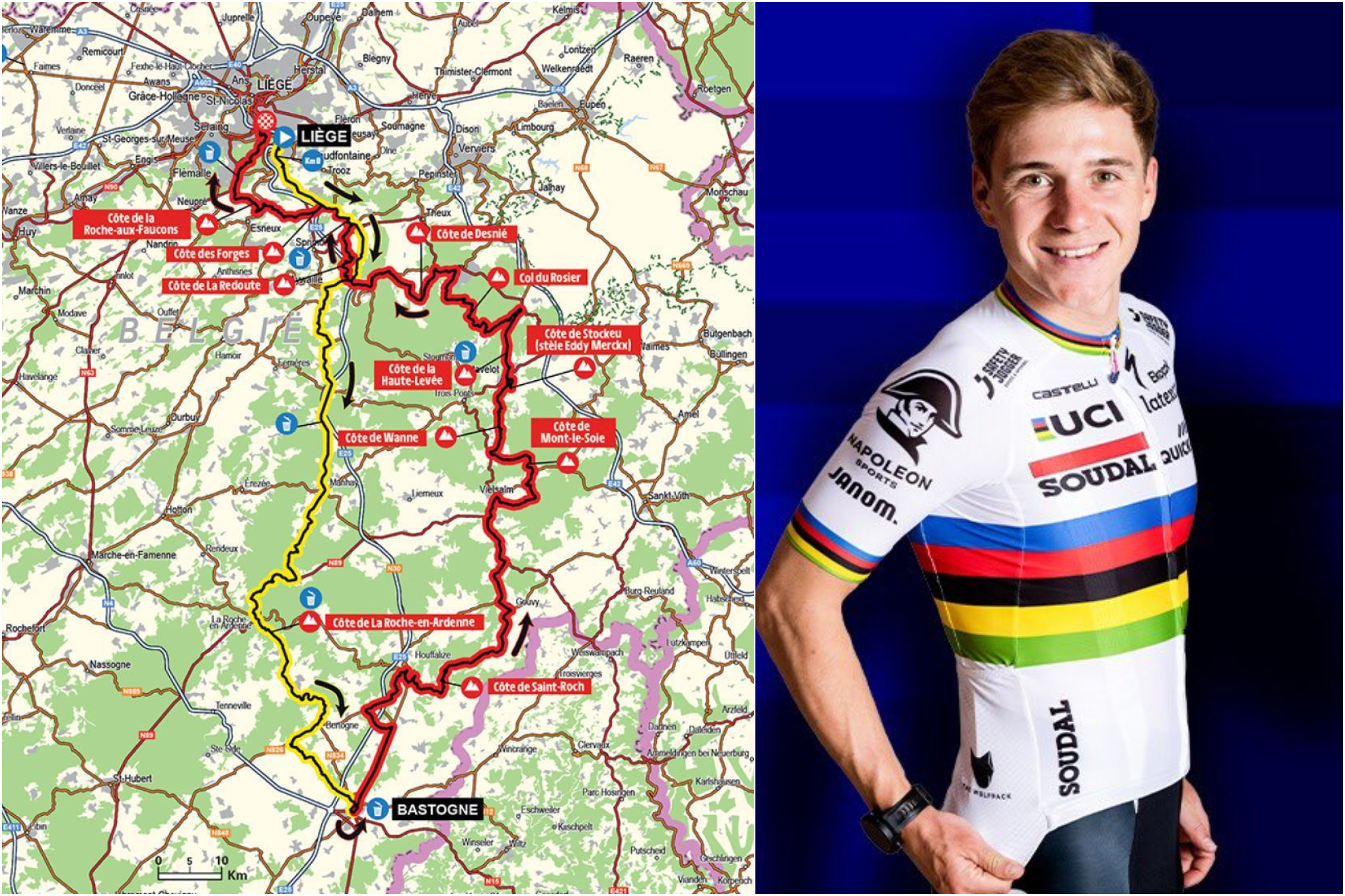 Lieja-Bastogne-Lieja 2023: perfil, recorrido, participantes, favoritos y ausencias de la carrera ciclista