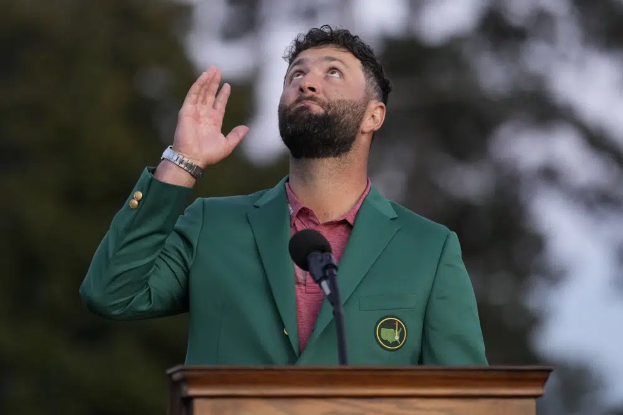 Jon Rahm talked about what he might be serving at the Champions dinner at Augusta National.