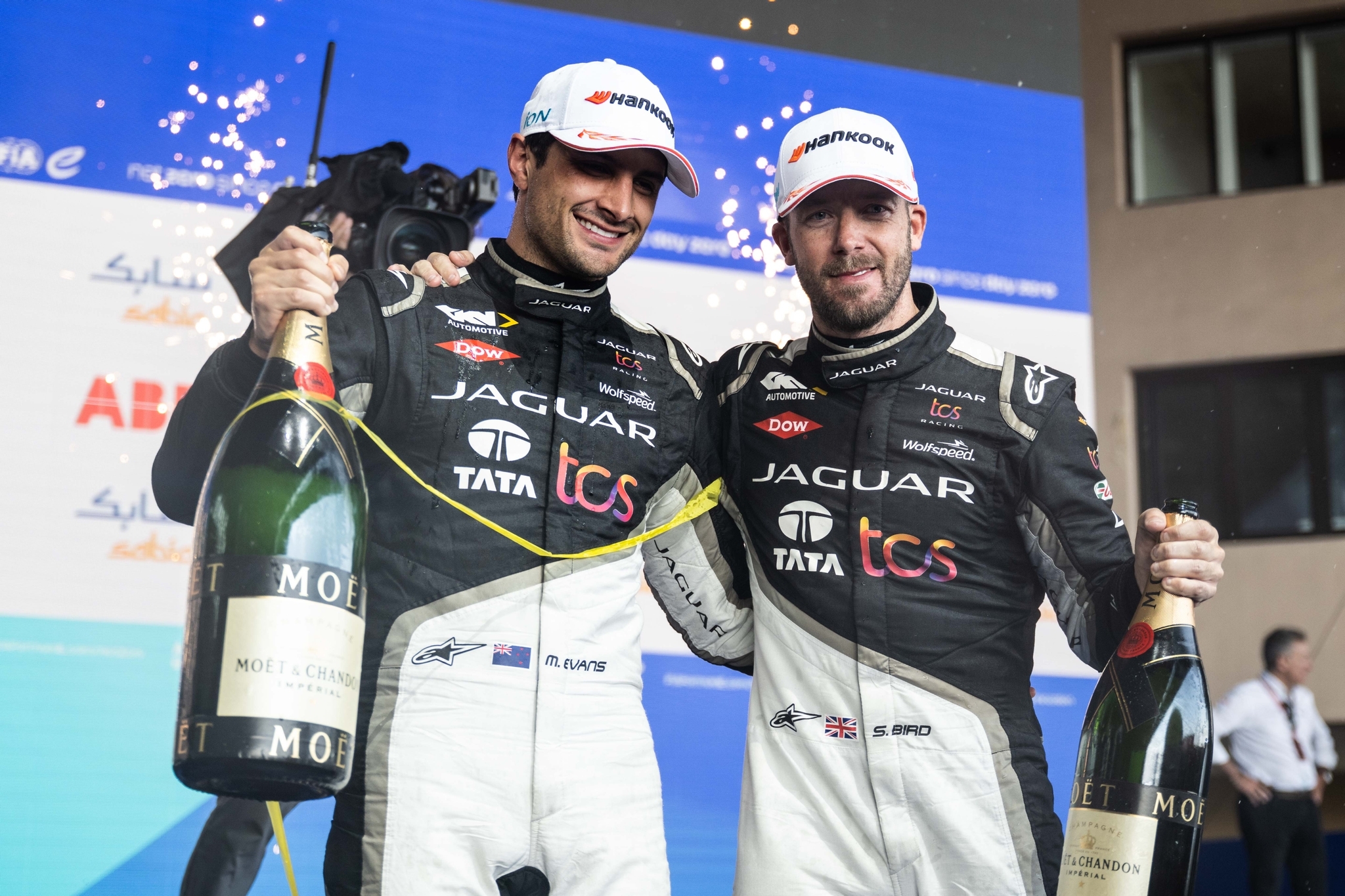 Evans y Bird han firmado el mayor éxito de Jaguar en Fórmula E.