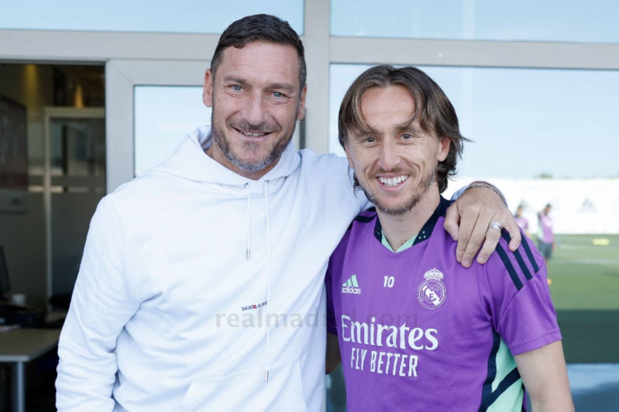 Francesco Totti revela que es hincha del Real Madrid: "Es mi segundo equipo"