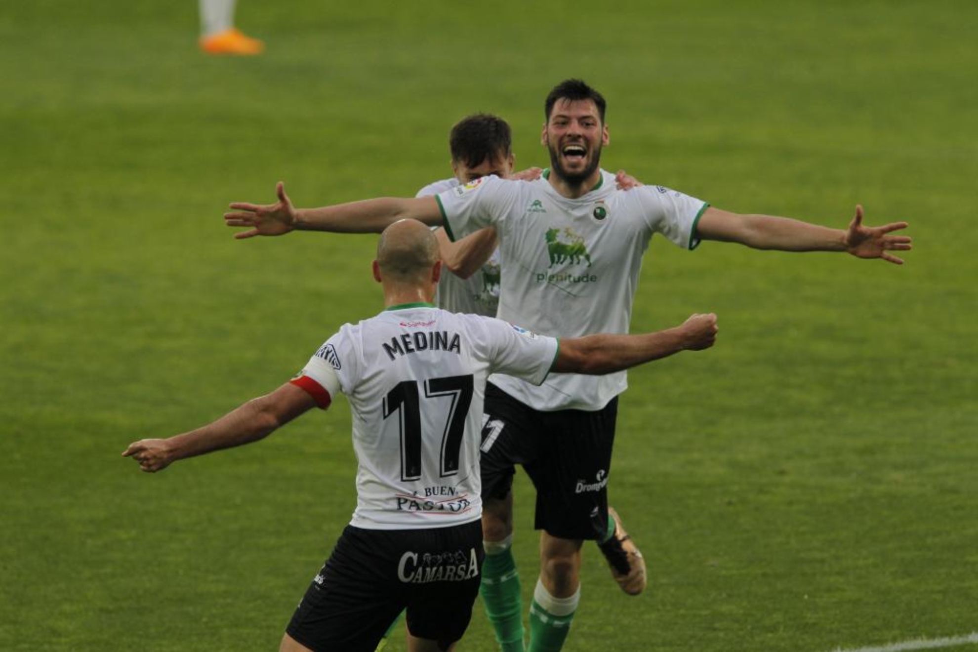 Roko Baturina celebra el gol que le marc al Granada.