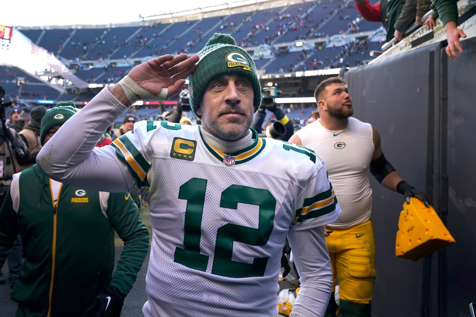 After almost two decades, Rodgers says goodbye to Green Bay.