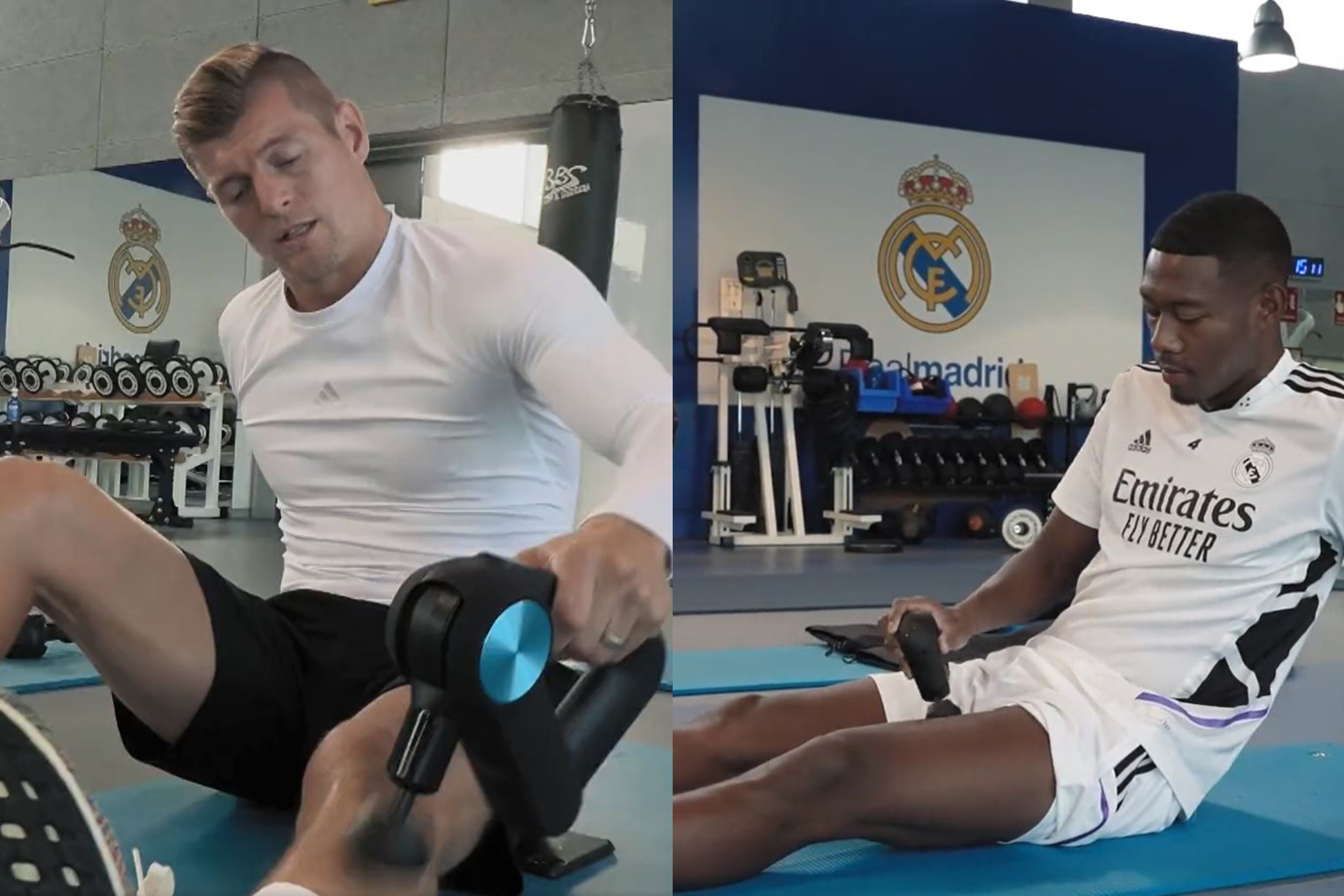 La curiosa tcnica de recuperacin de los jugadores del Real Madrid
