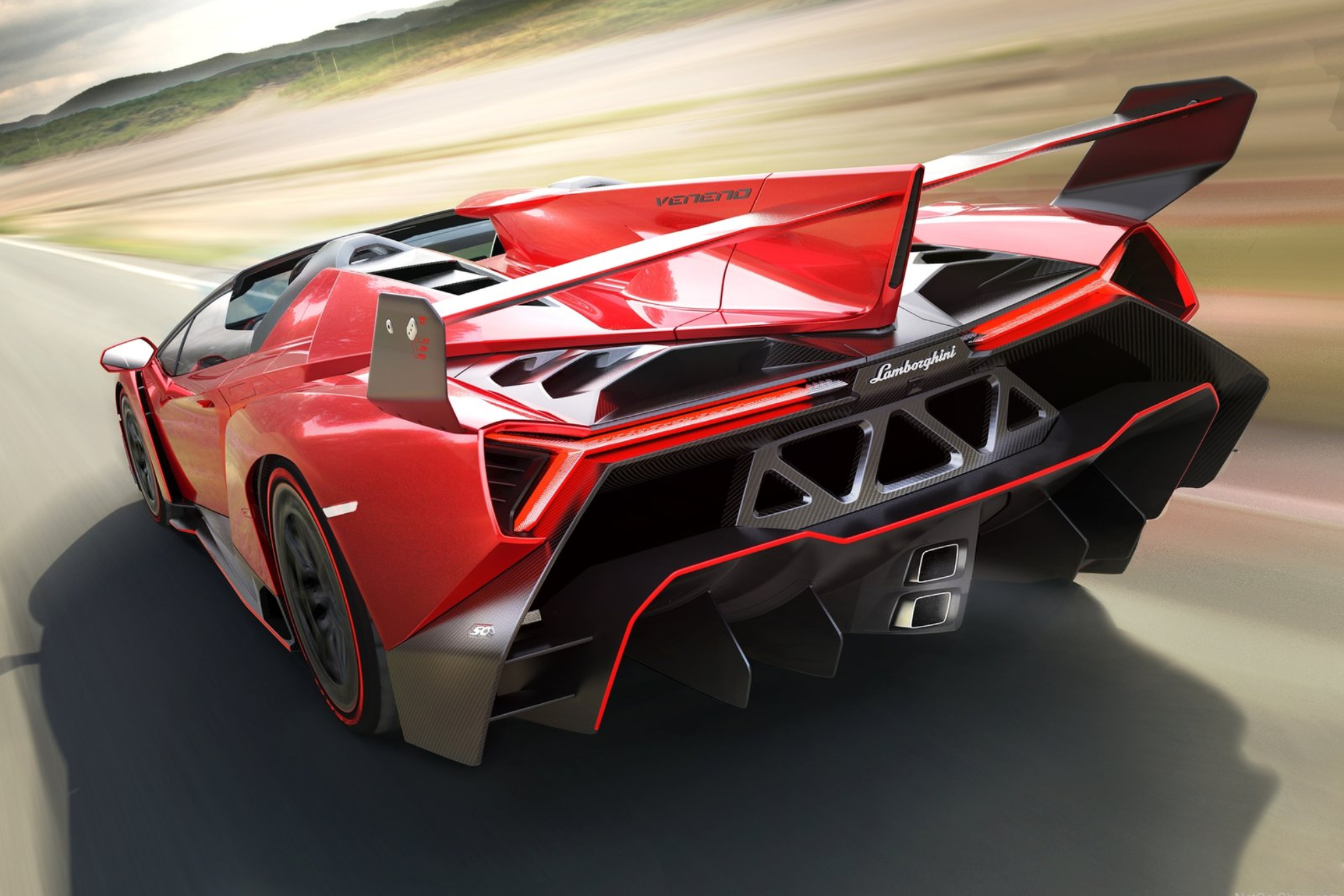 El Lamborghini Veneno es el que ms impresion al campen.