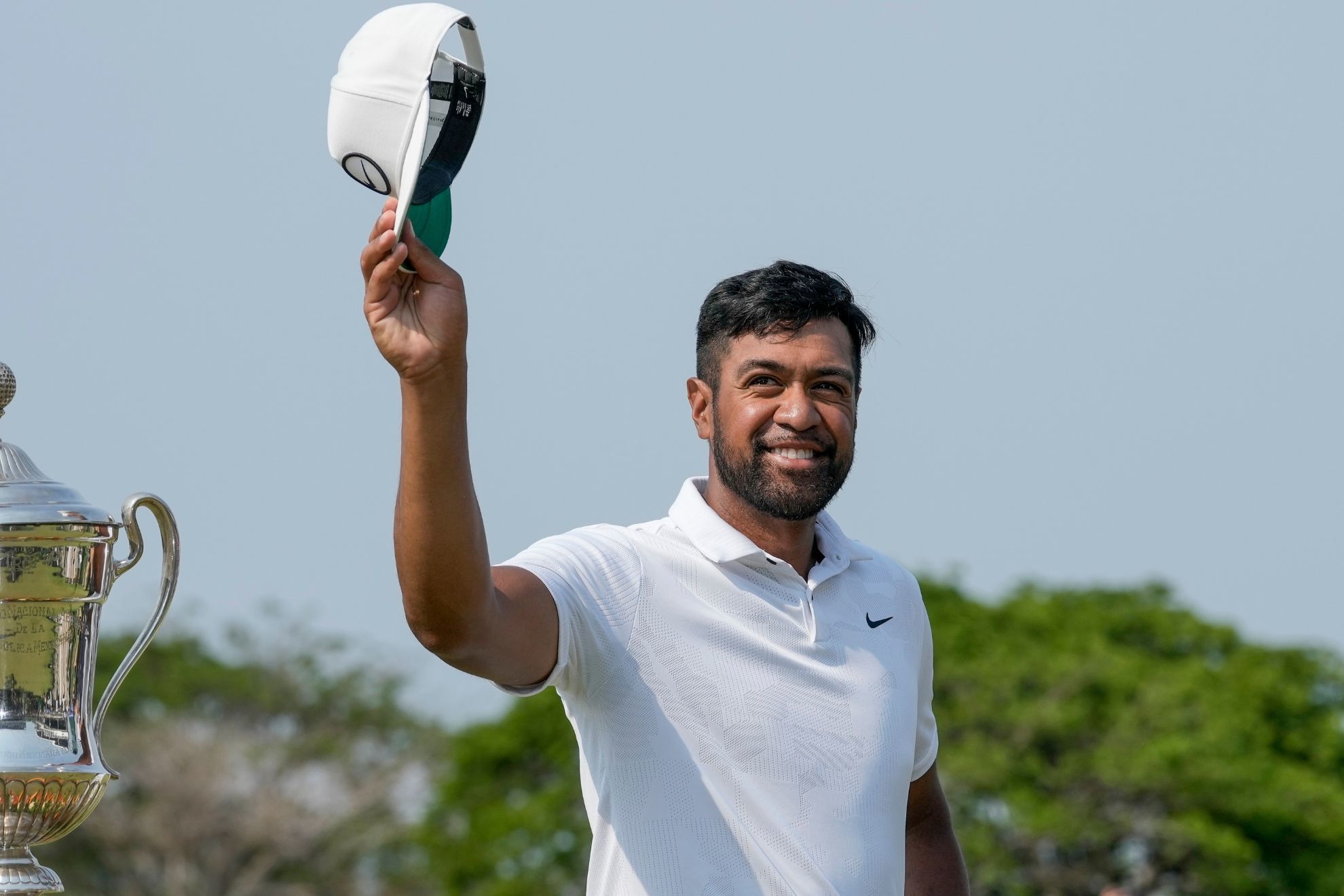 Mexico Open: Tony Finau caddies for young sons hours after beating Jon Rahm
