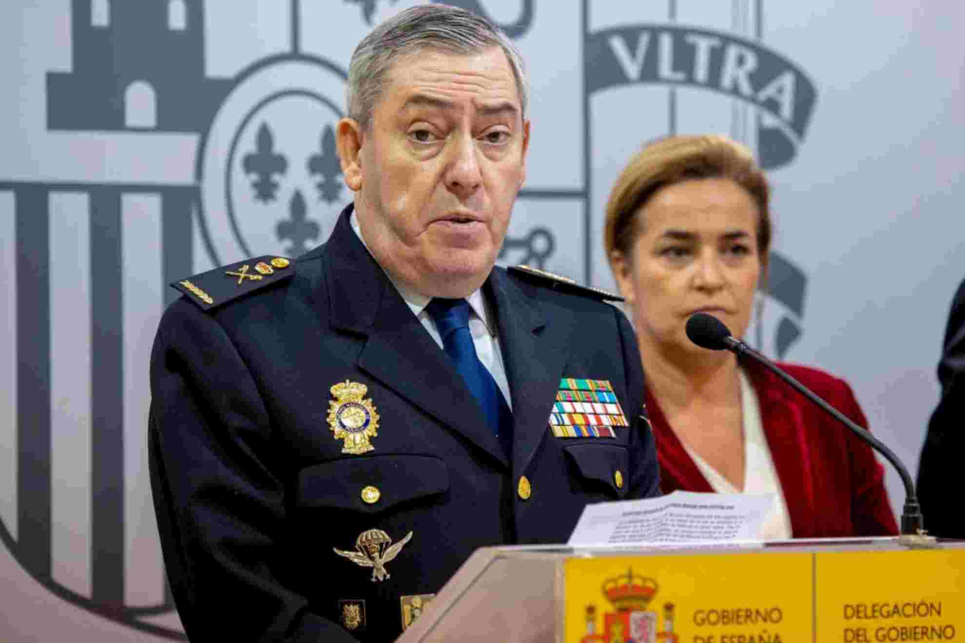 El jefe superior de Policía Nacional en La Rioja, Manuel Laguna.