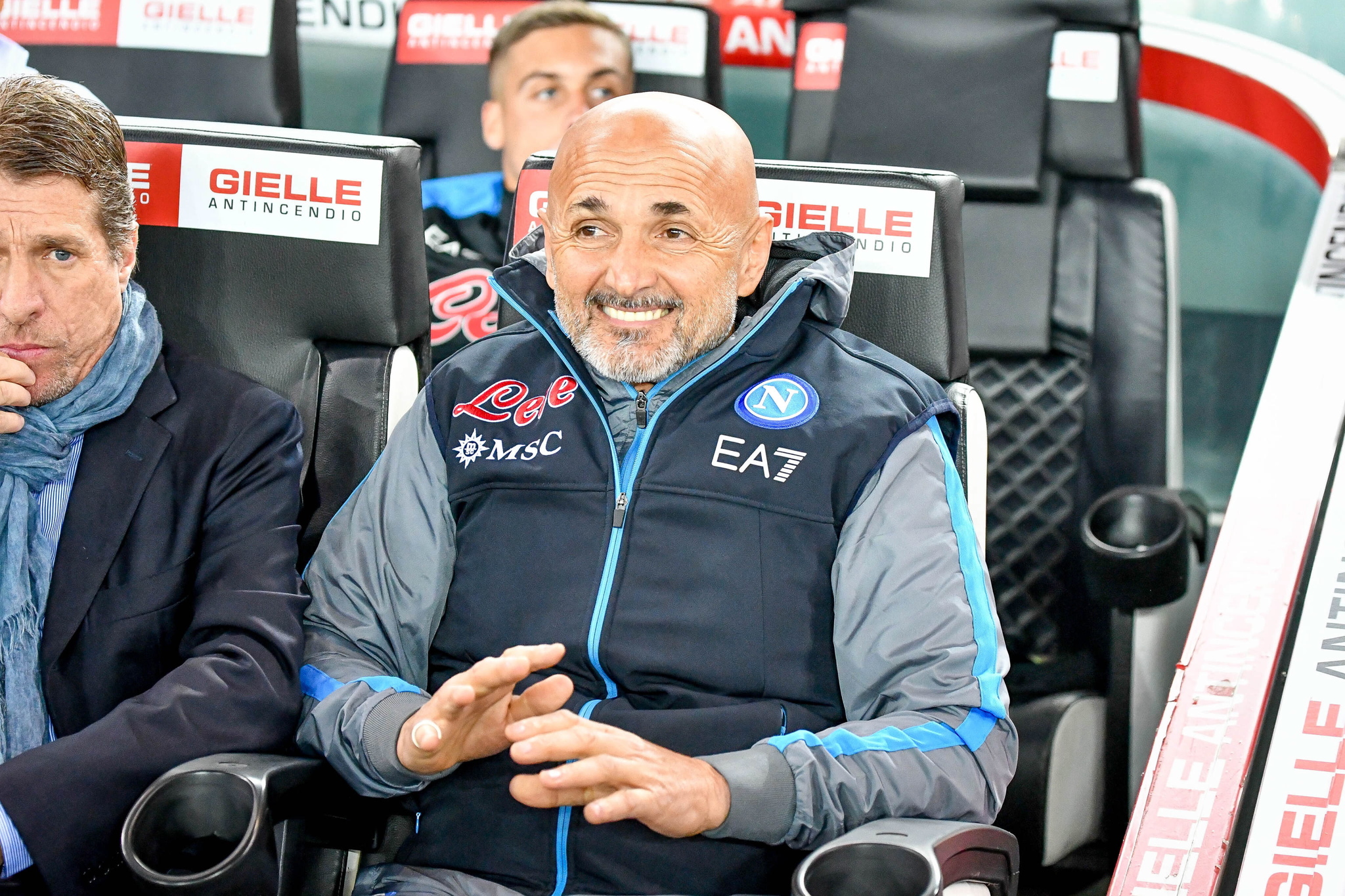 Spalletti, durante el partido ante el Udinese.