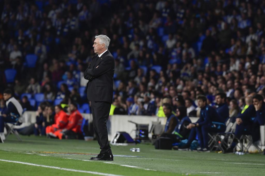 Ancelotti se reunió con Florentino tras la derrota ante la Real Sociedad