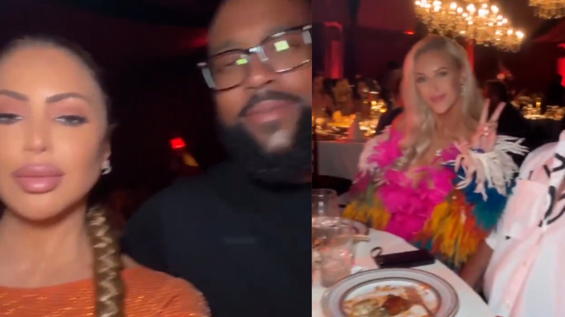 Veronika Rajek hangs out with Marcus Jordan and Larsa Pippen at exclusive Miami dinner party