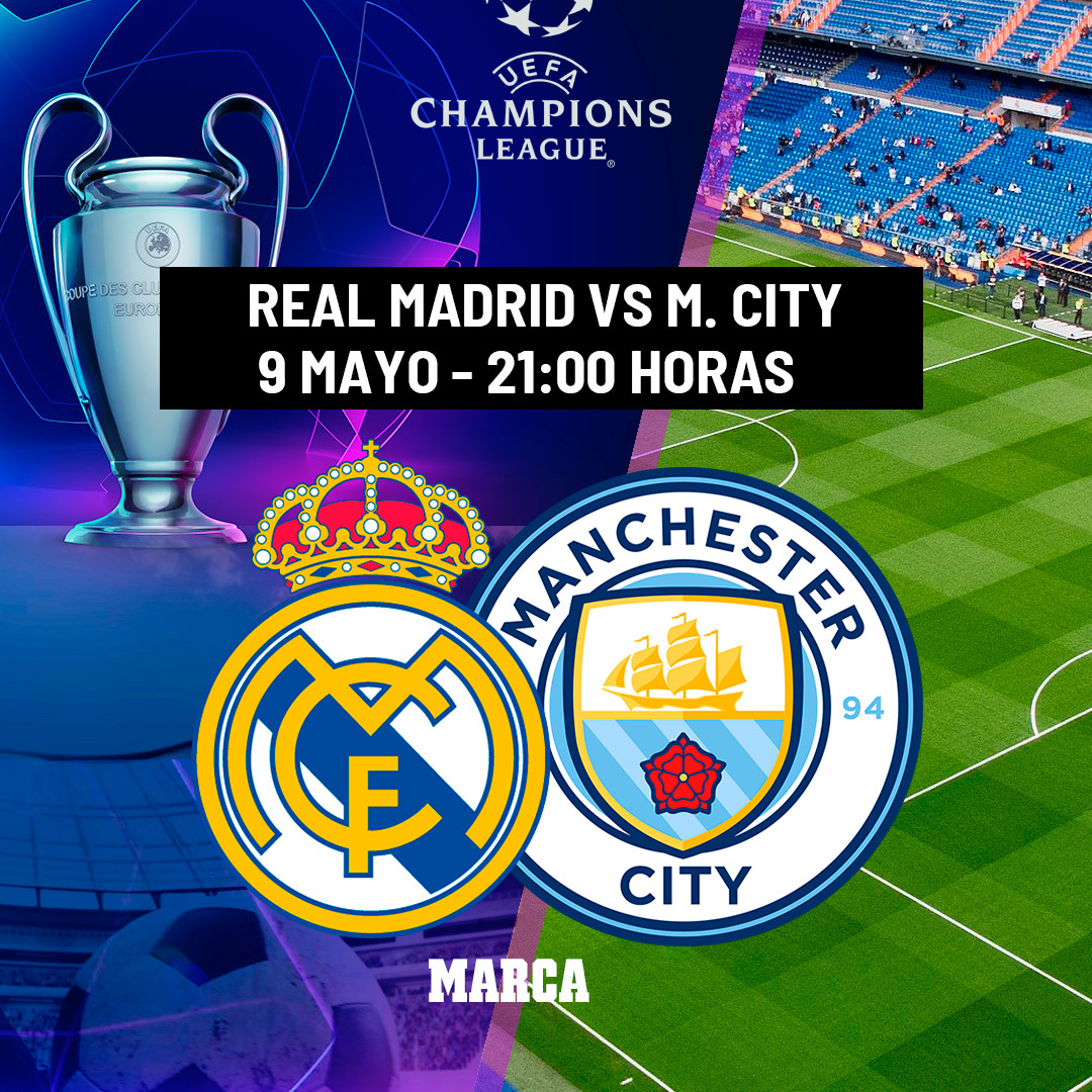 Real Madrid-Manchester City, en directo