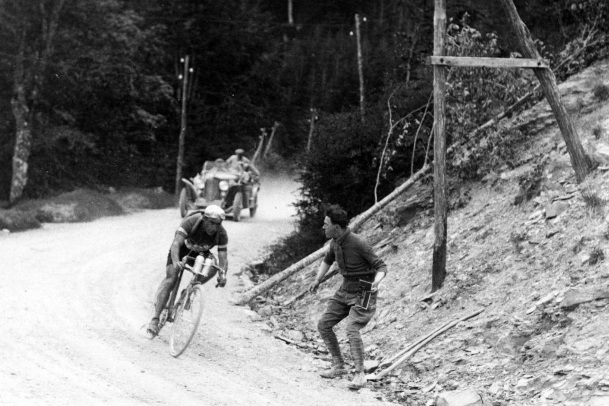 Girardengo, en el Giro de Italia de 1925.